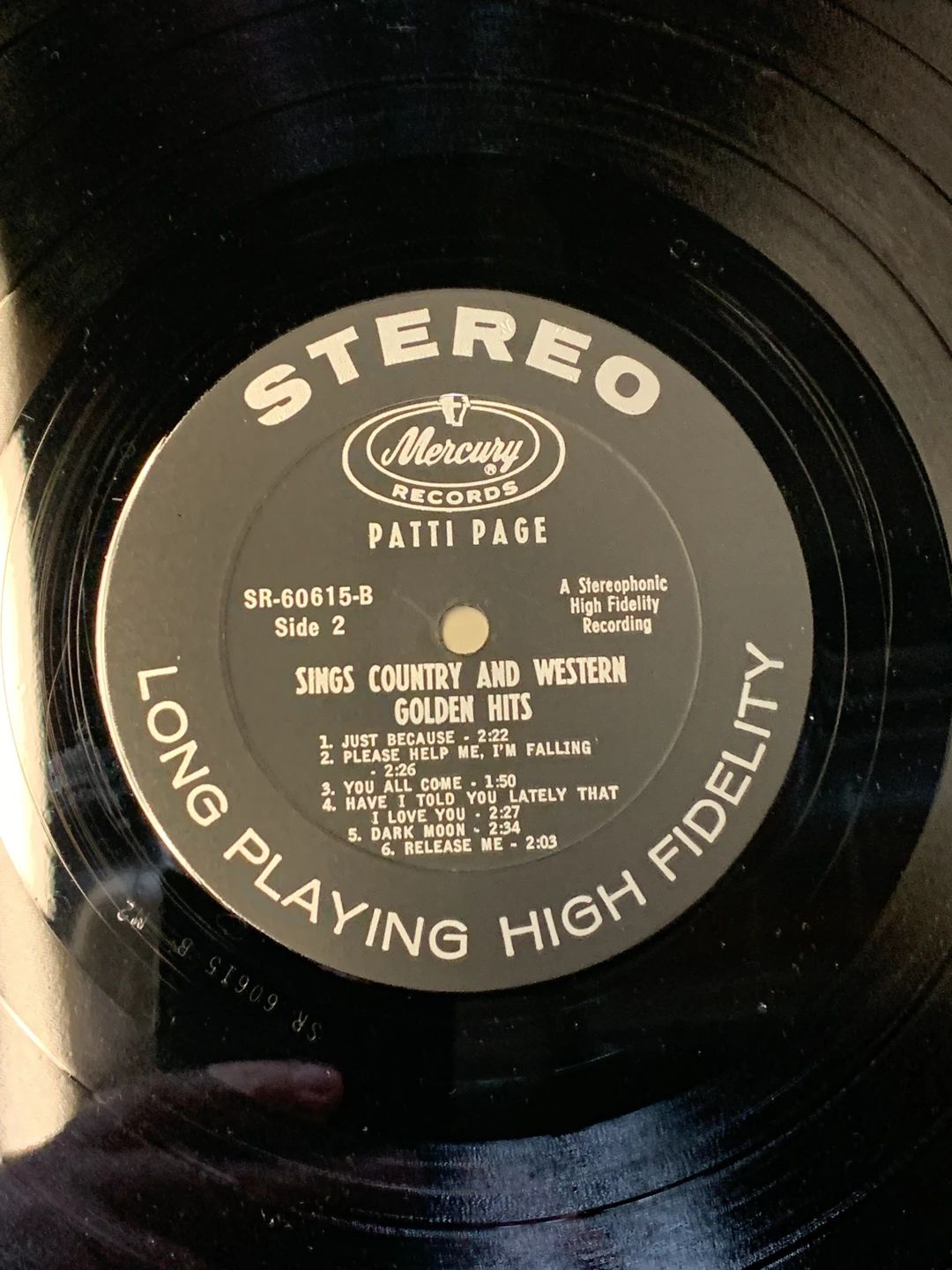 Patti Page – Patti Page Sings Country And Western Golden Hits (1961, Mercury)