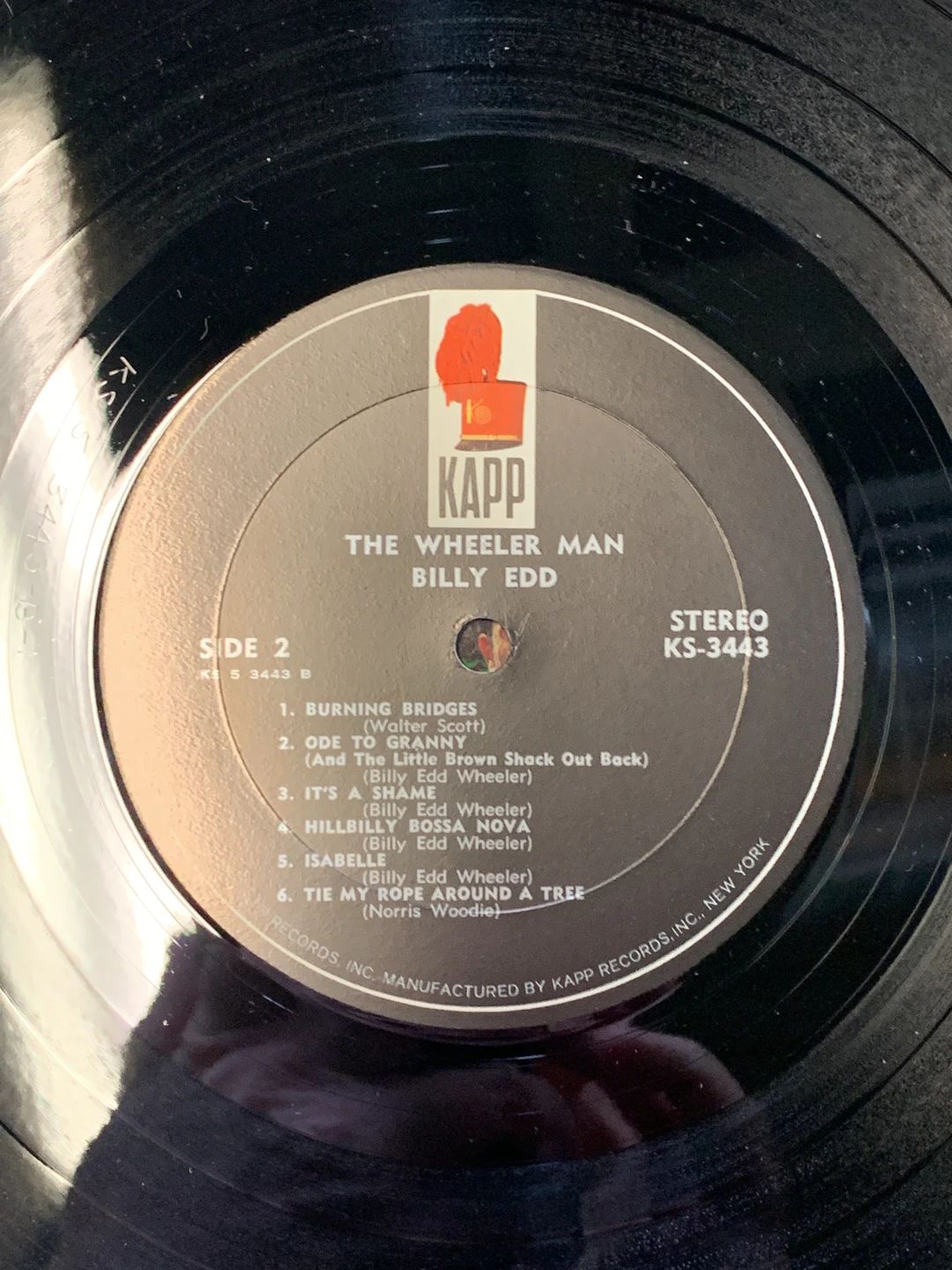 Billy Edd Wheeler – The Wheeler Man (1965, Kapp Records)