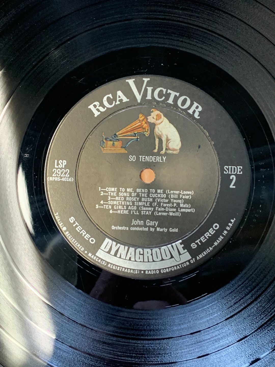 John Gary – So Tenderly (1964, RCA Victor)