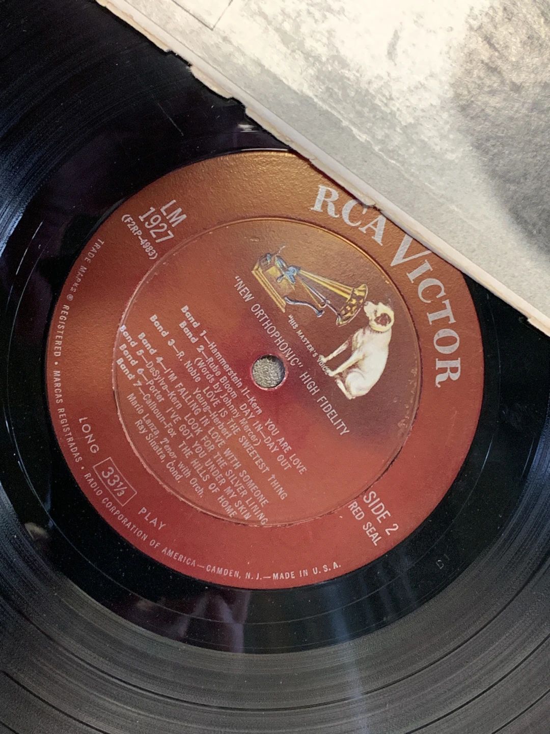 Mario Lanza – The Touch Of Your Hand (1955, RCA Victor Red Seal)