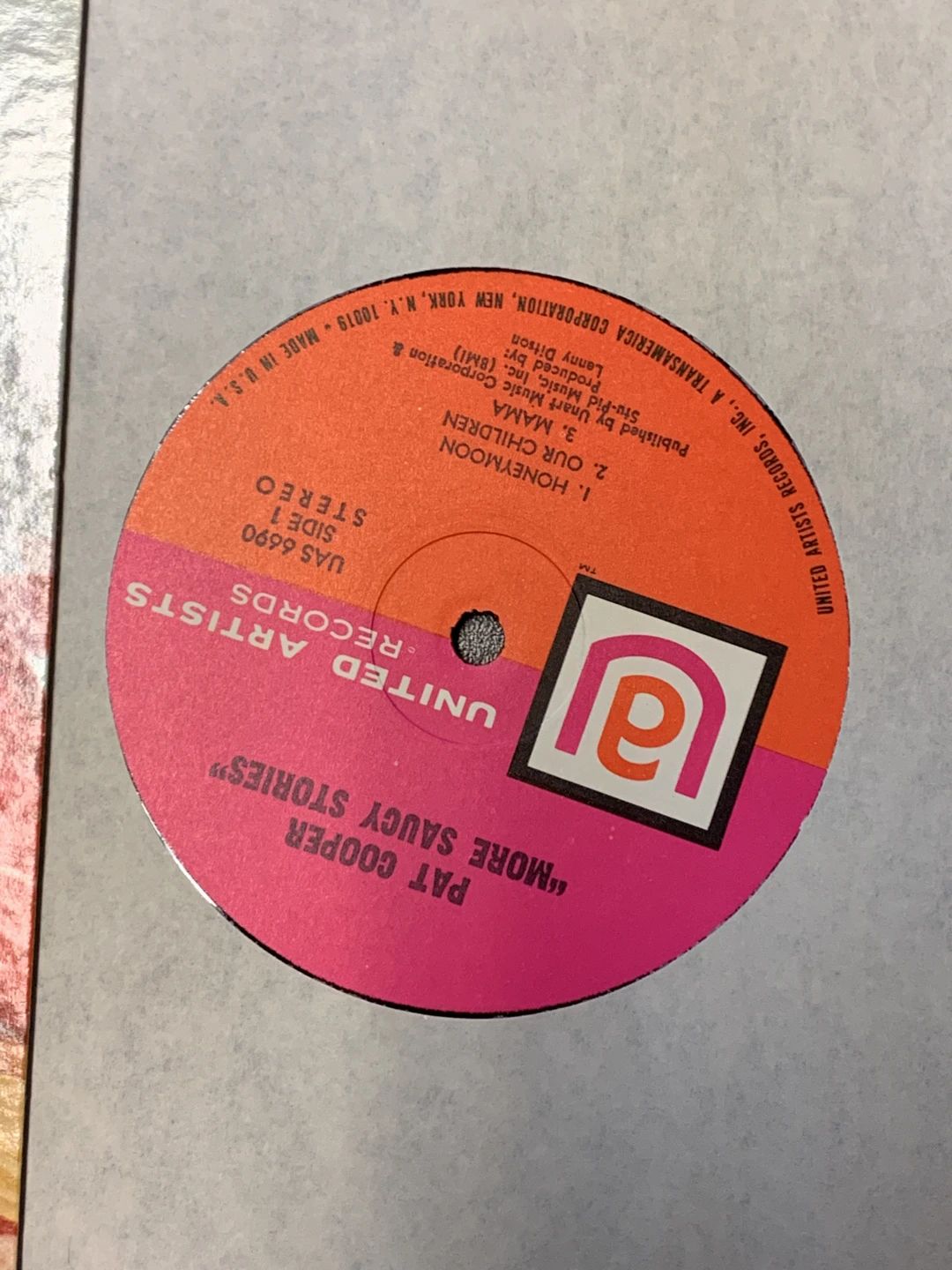 Pat Cooper – More Saucy Stories From... Pat Cooper (1968, United Artists Records)