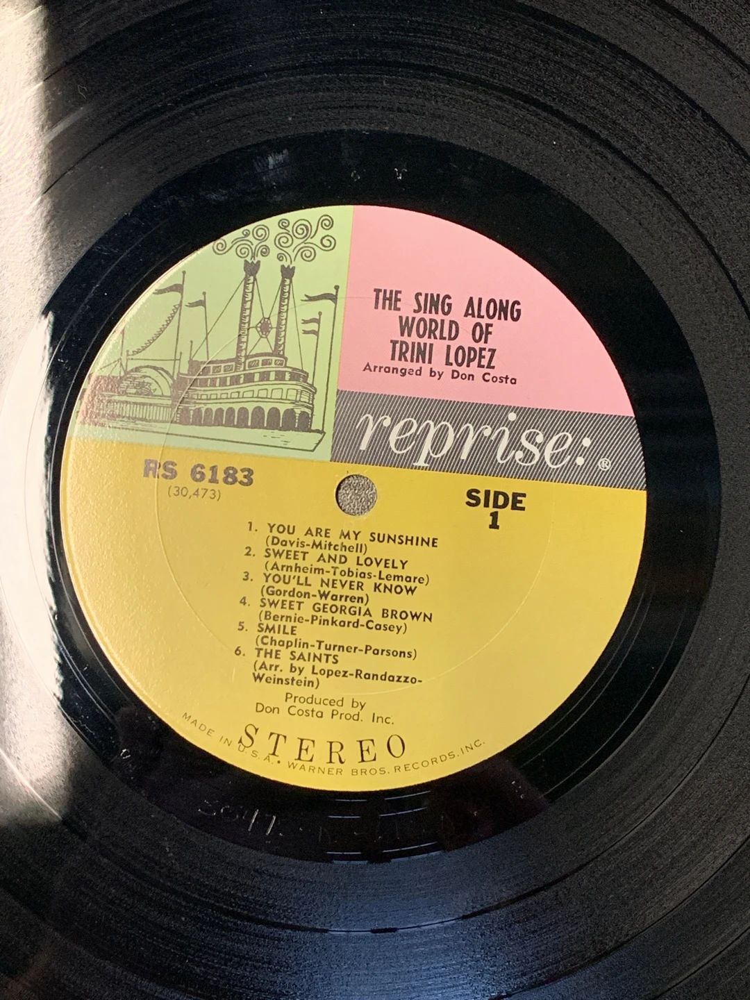 Trini Lopez – The Sing-Along World Of Trini Lopez (1965, Reprise Records)