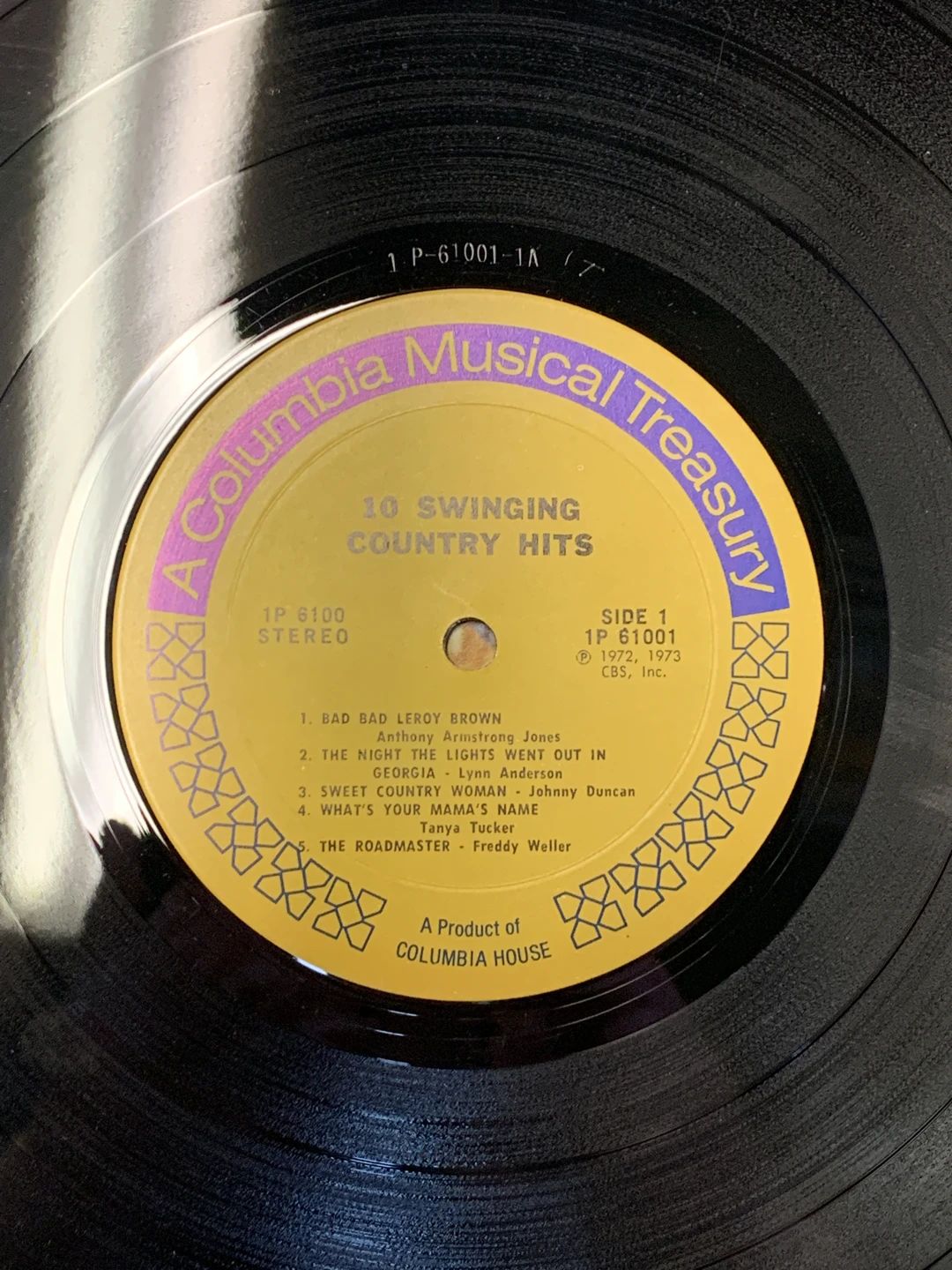 Various – 10 Swinging Country Hits (1973, Columbia House)