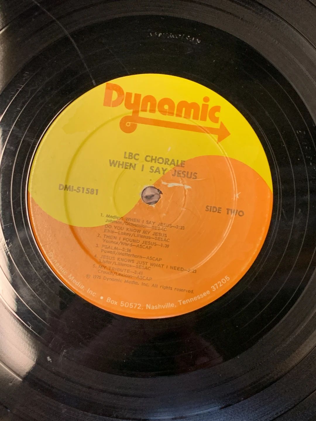 Lynchburg Baptist College Chorale – When I Say Jesus (1975, Dynamic)