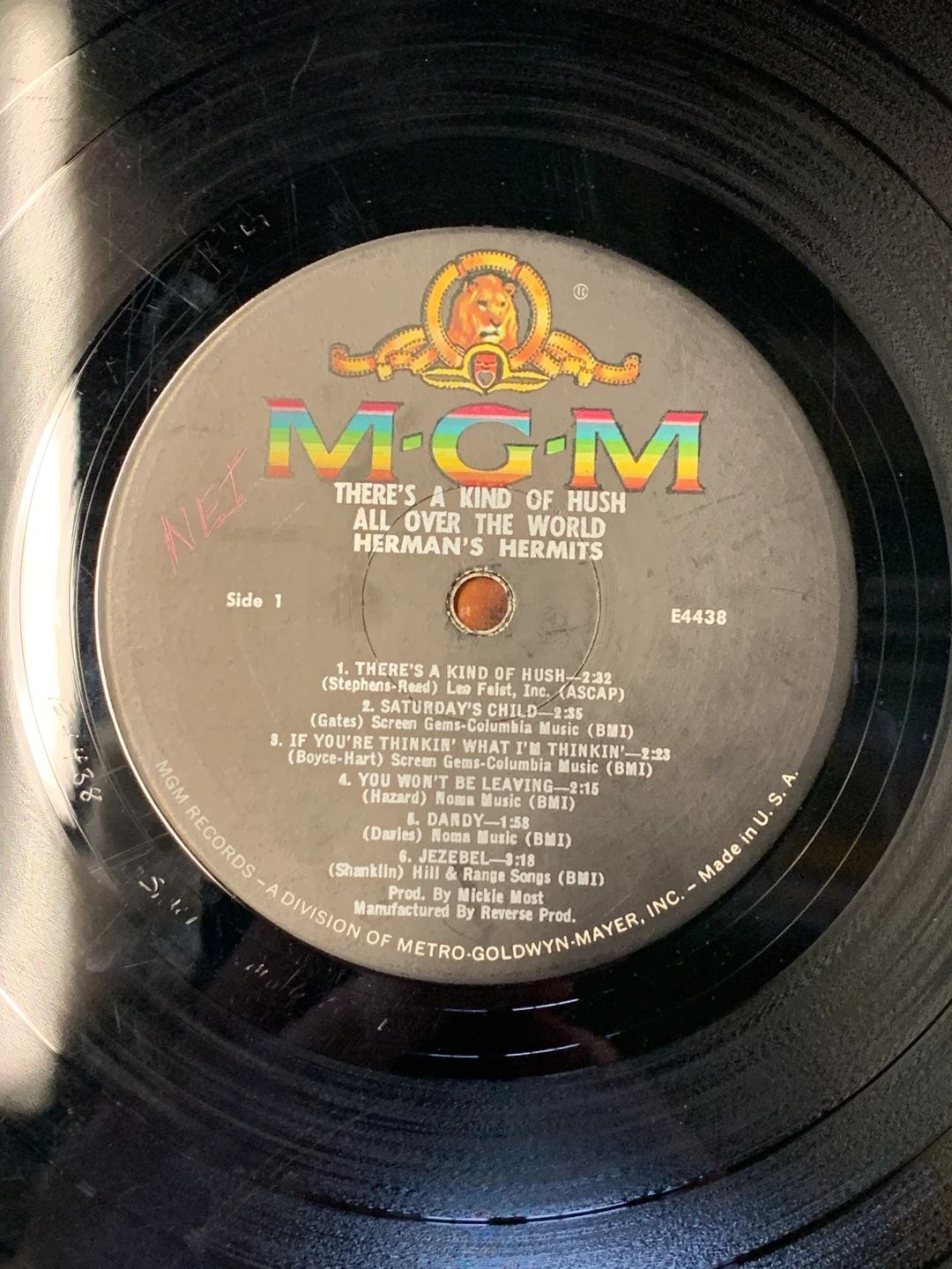Herman's Hermits – There's A Kind Of Hush All Over The World (1967, MGM Records)