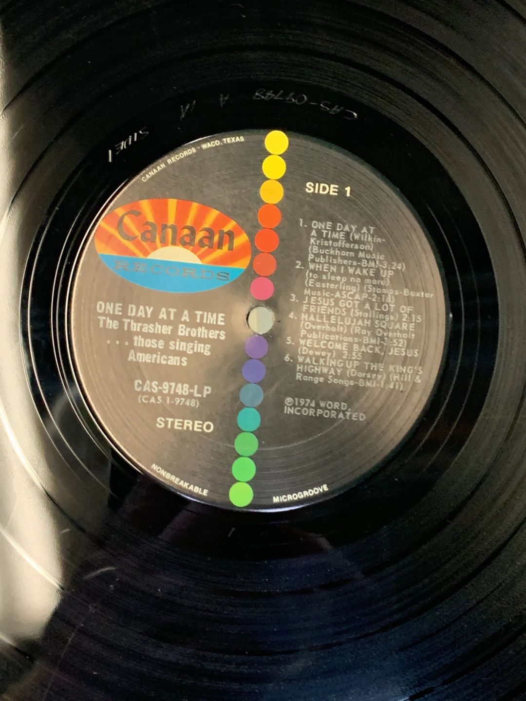 Thrasher Brothers, The – One Day At A Time (1974, Canaan Records)