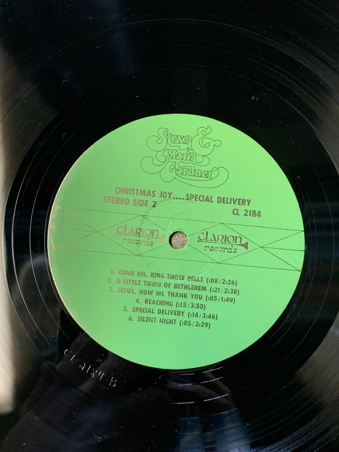 Steve & Maria – Christmas Joy - Special Delivery (1980, Clarion Records)