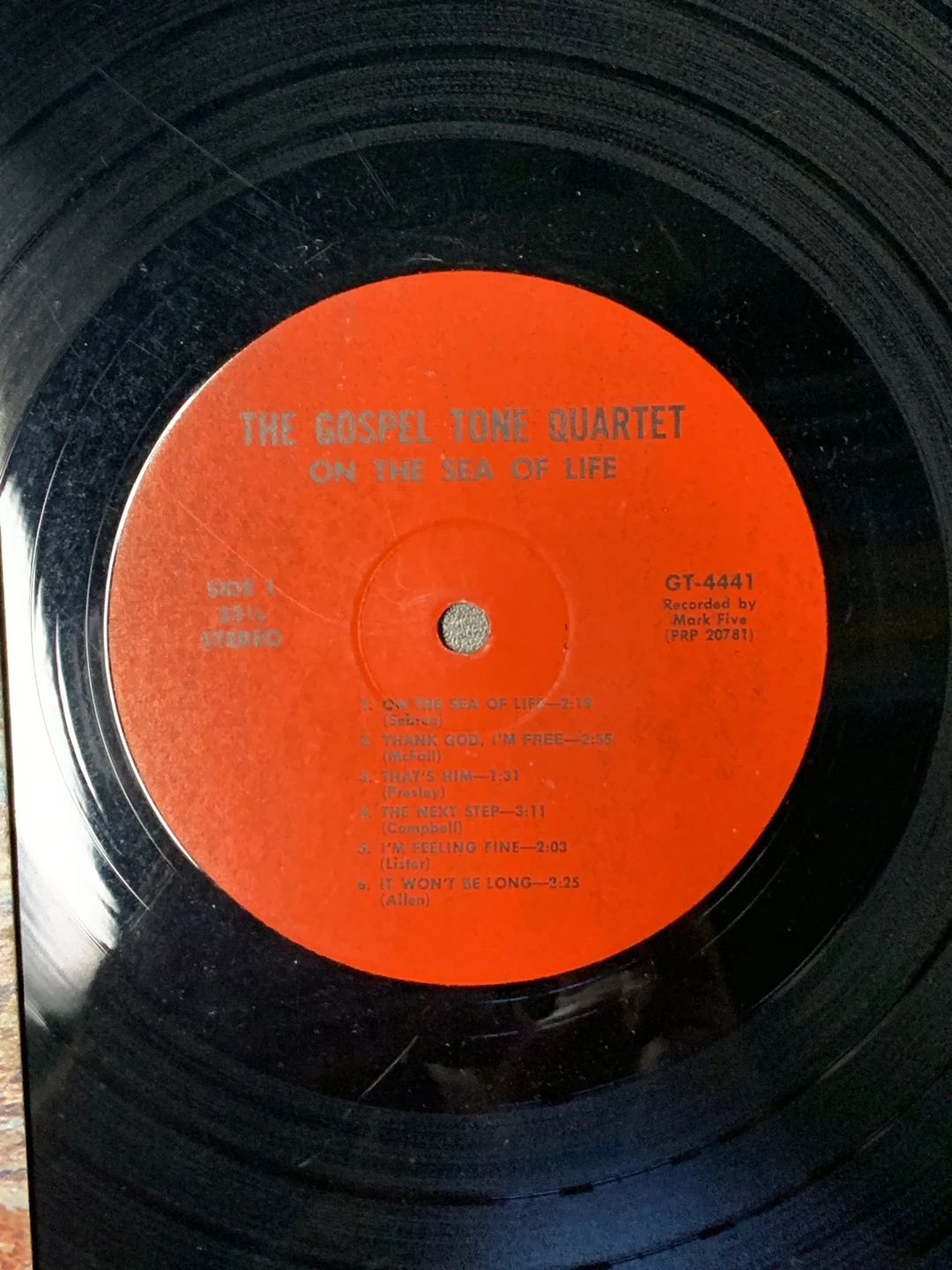Gospel Tone Quartet (2), The – On The Sea Of Life (2013, Third Man Records)