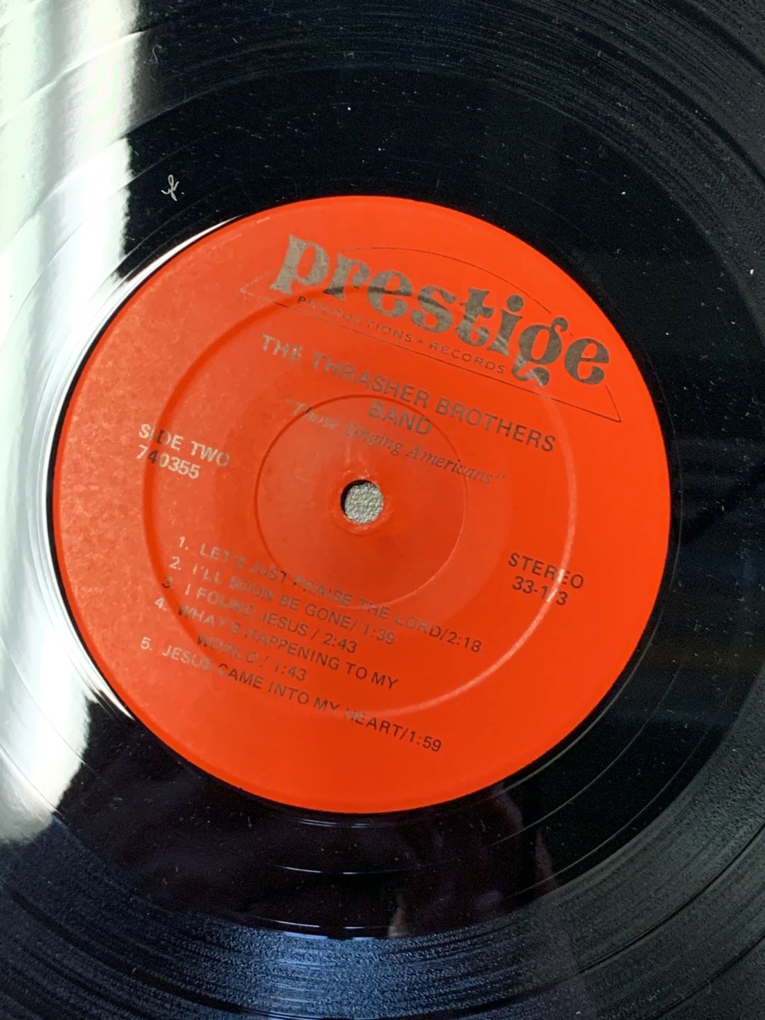 Thrasher Brothers, The – Those Singing Americans (1974, Prestige Productions Records)