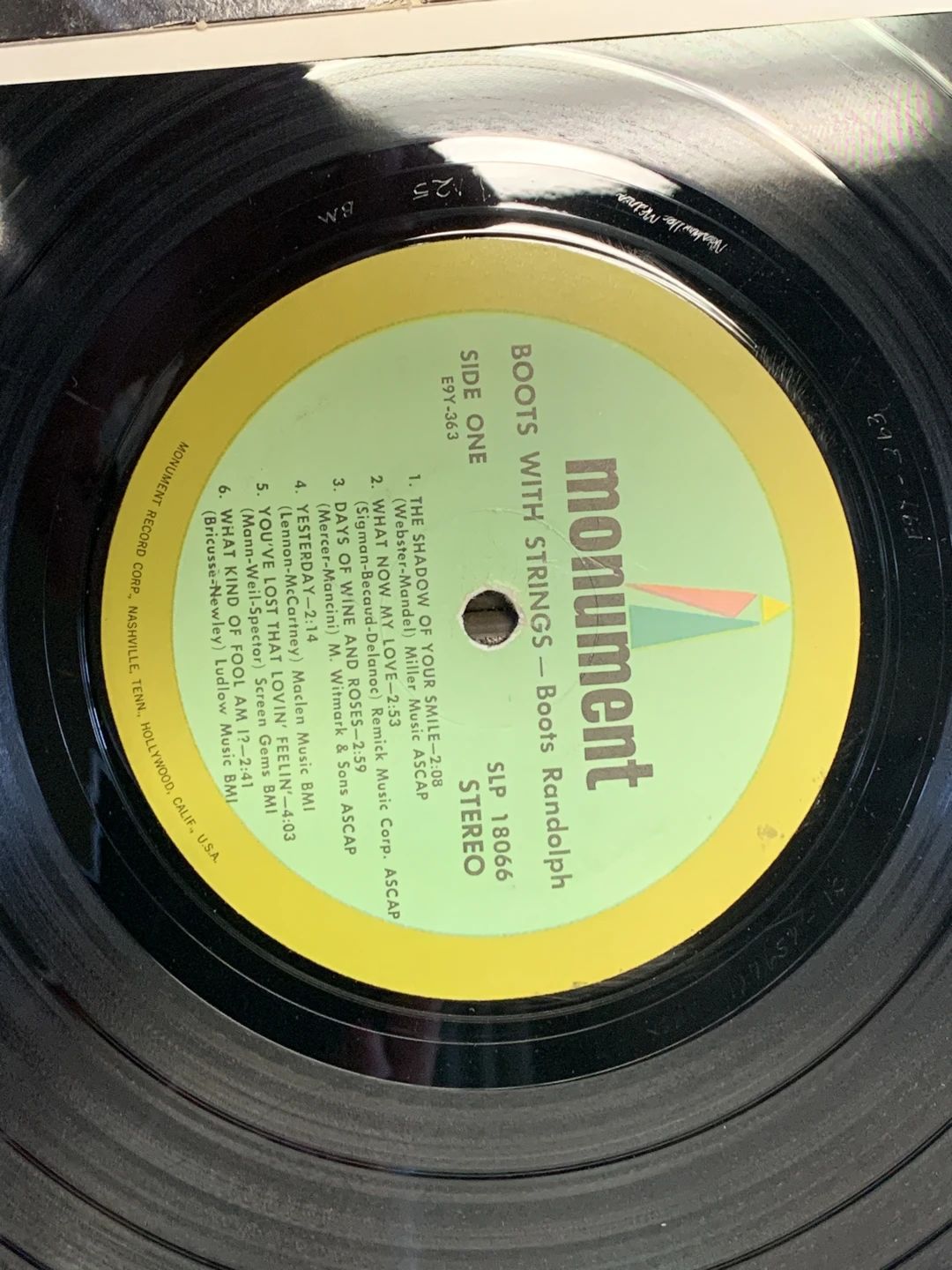 Boots Randolph – Boots With Strings (1966, Monument)