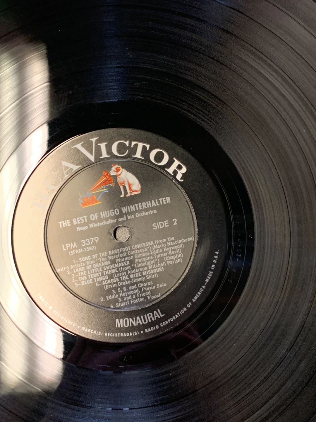 Hugo Winterhalter Orchestra – The Best Of Hugo Winterhalter (1965, RCA Victor)
