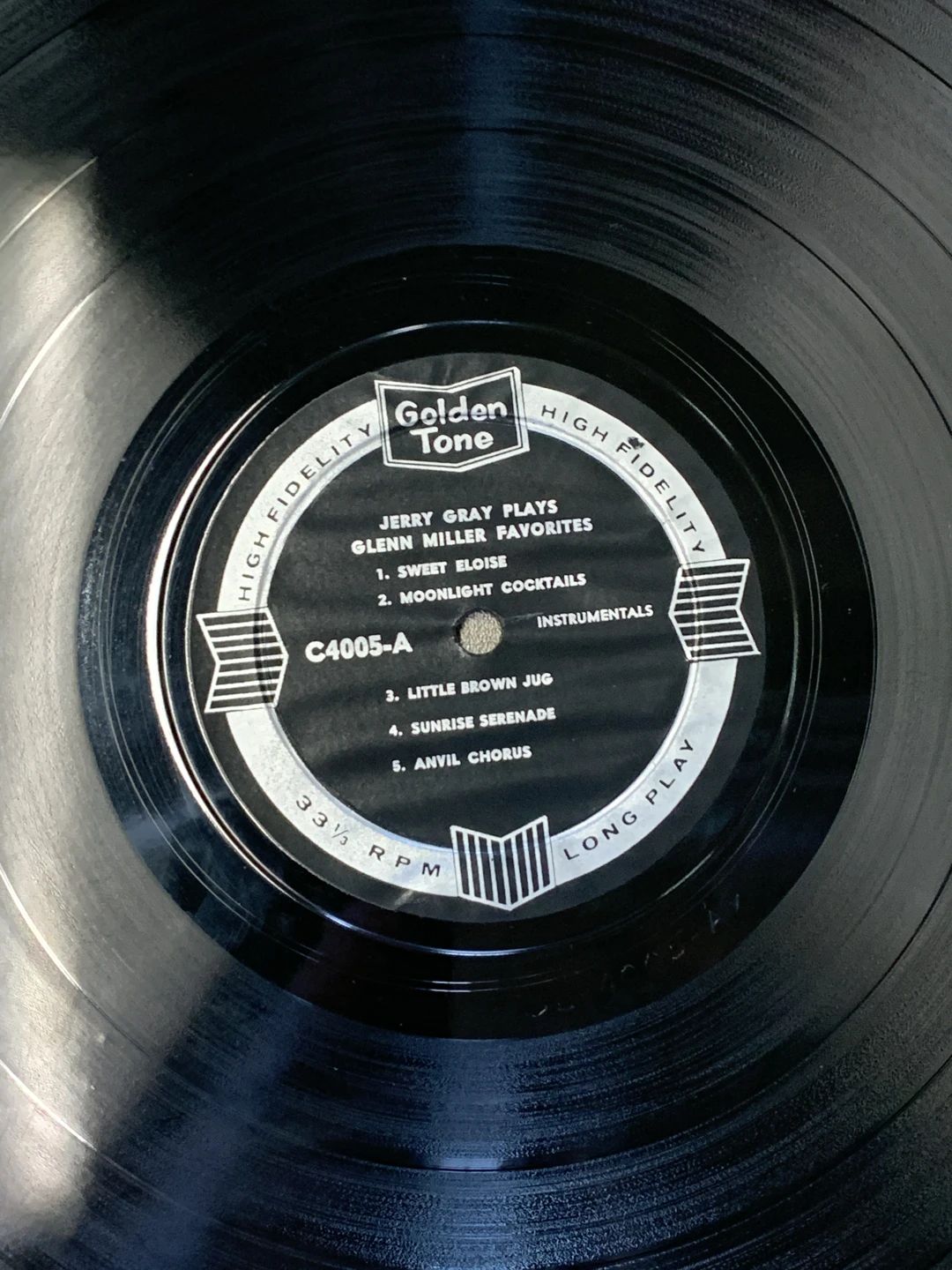 Jerry Gray – Jerry Gray Plays Glenn Miller Favorites (1961, Golden Tone)