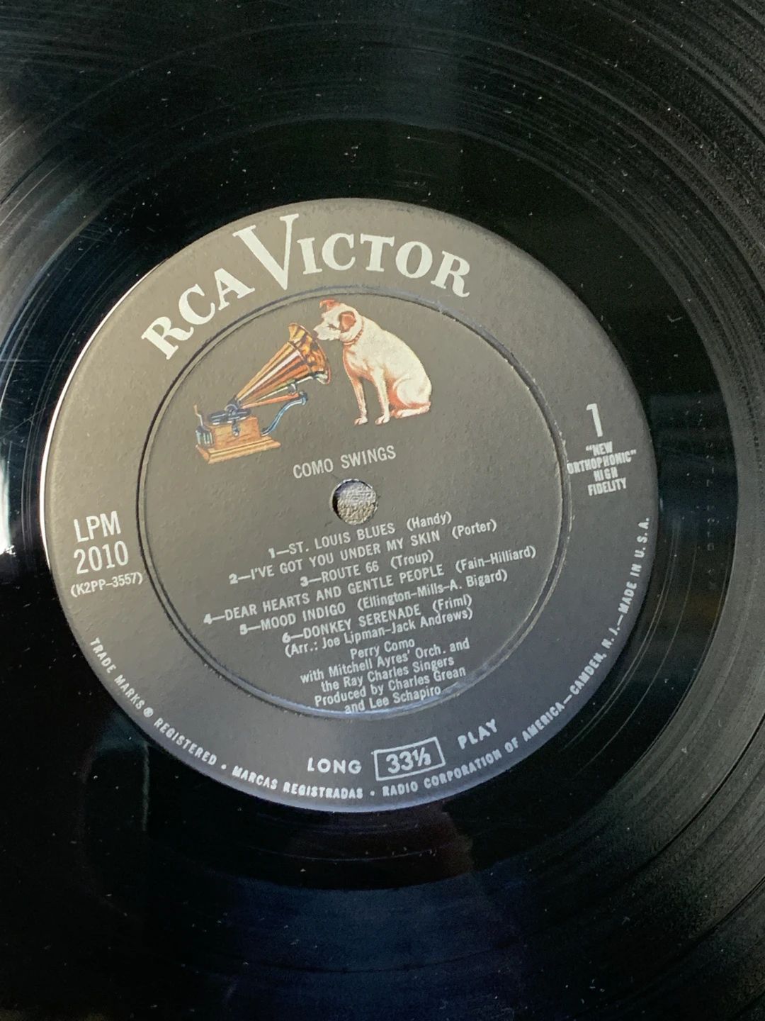 Perry Como – Como Swings (1959, RCA Victor)