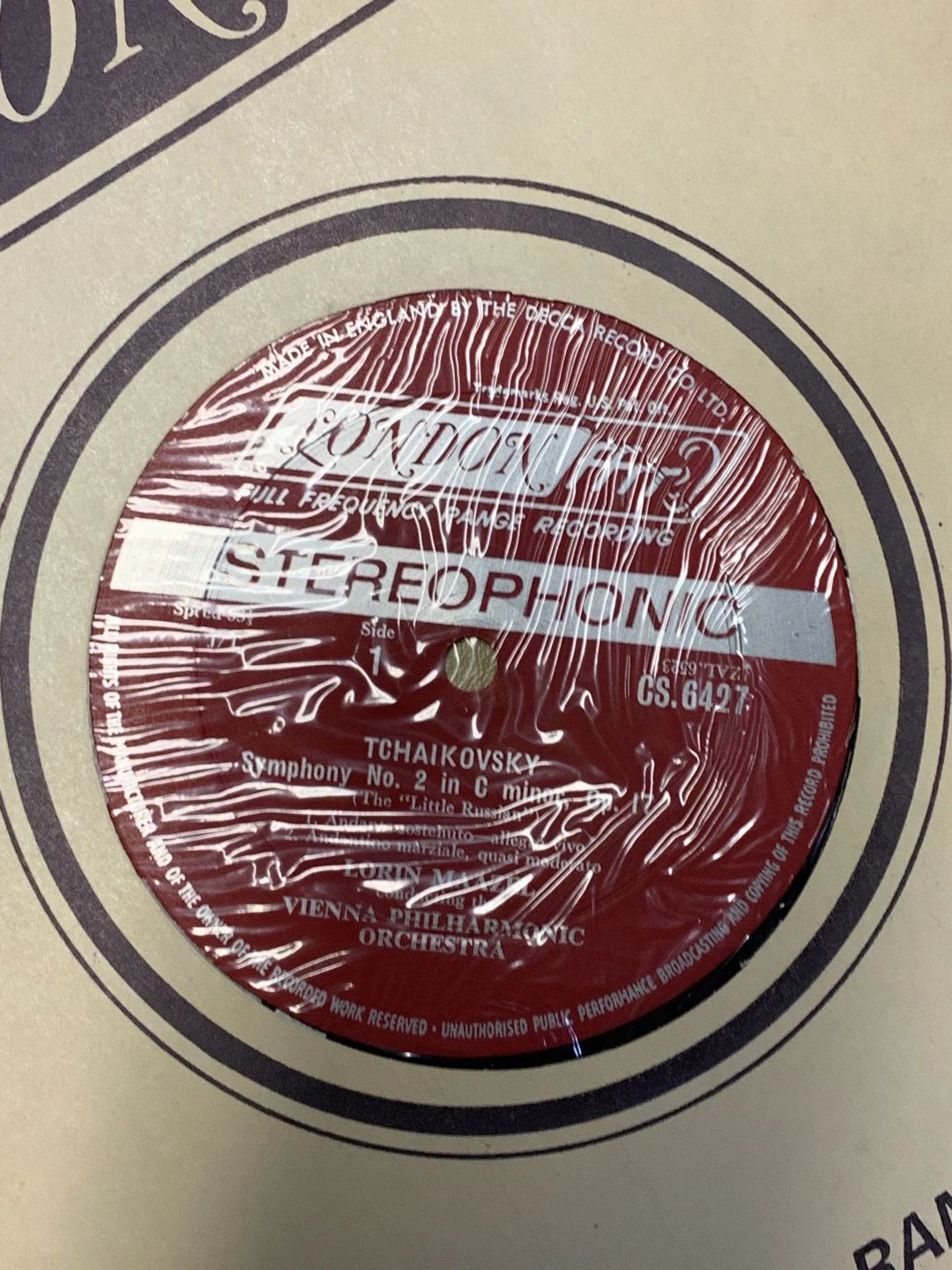 Pyotr Ilyich Tchaikovsky|Lorin Maazel|Wiener Philharmoniker – Second Symphony Little Russian (1965, London Records)