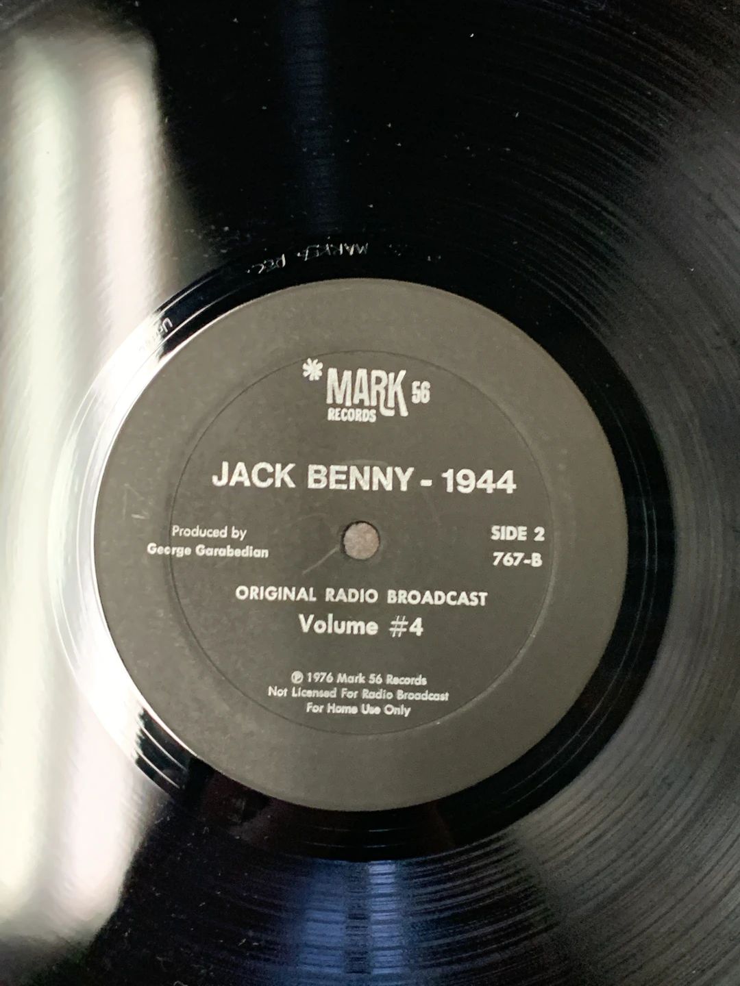 Jack Benny – Original Radio Broadcasts, 1944 - Volume Four (1976, Mark56 Records)