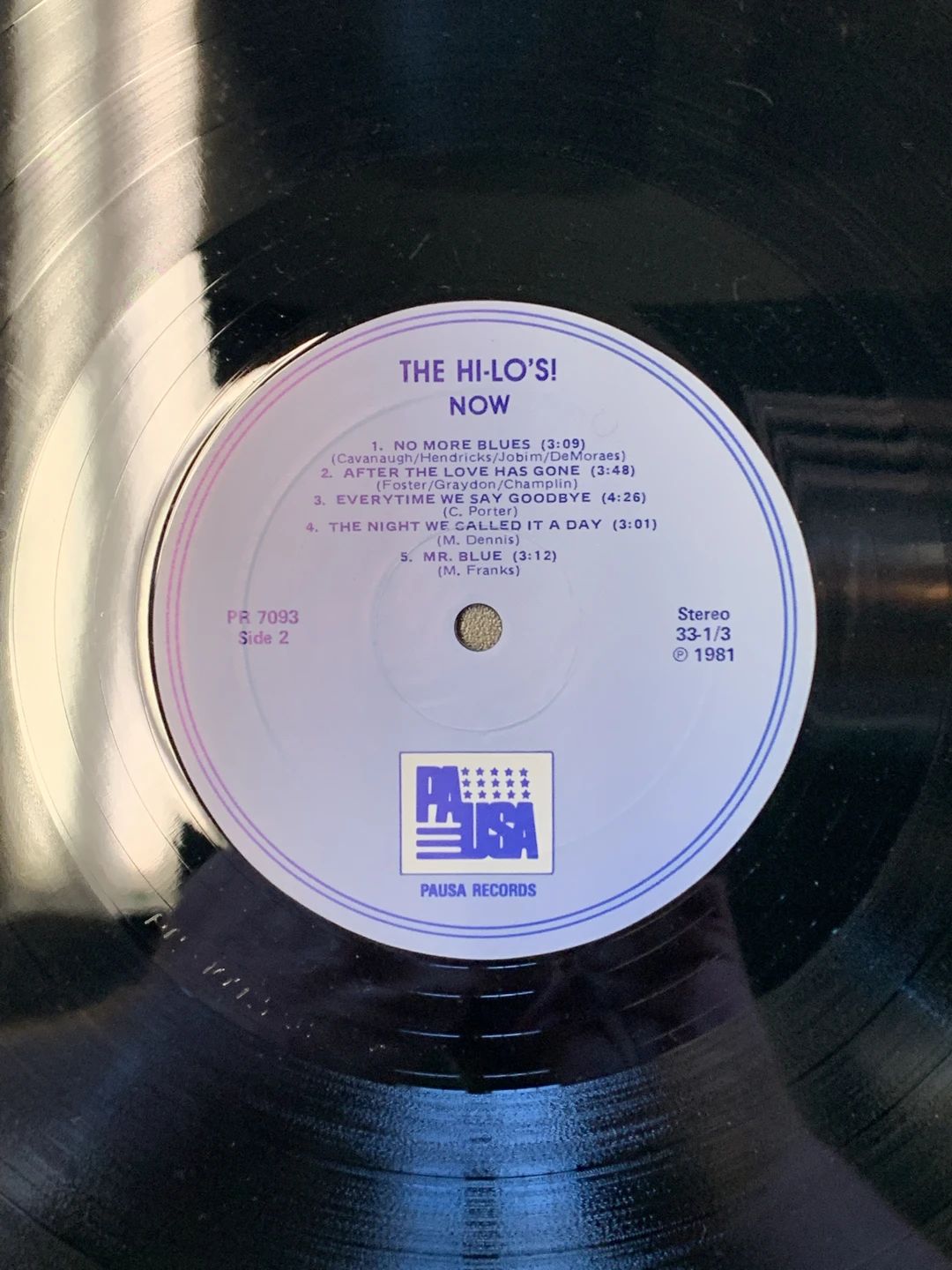 Hi-Lo's, The – Now (1981, Pausa Records)