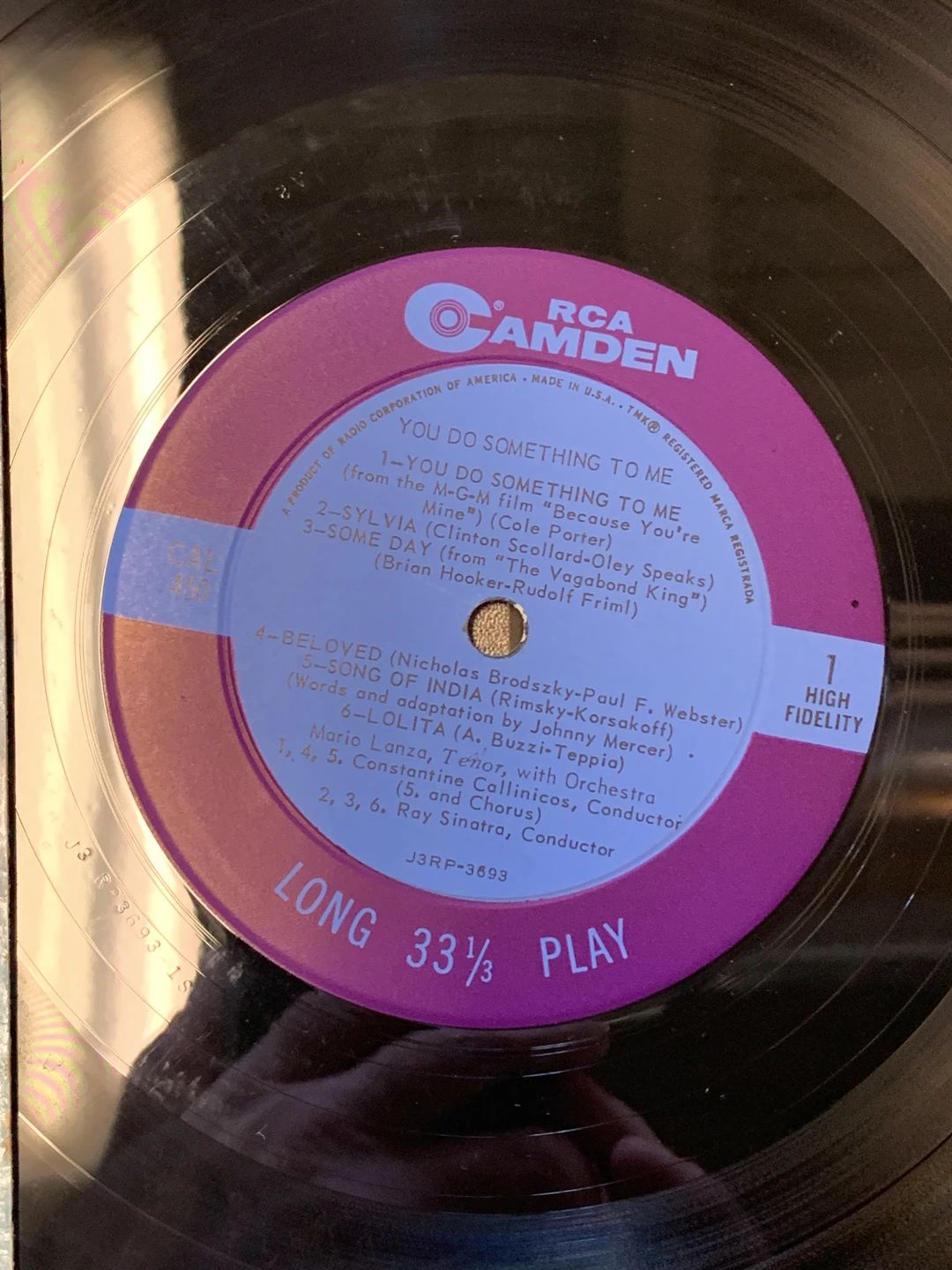 Mario Lanza – You Do Something To Me (1958, RCA Camden)