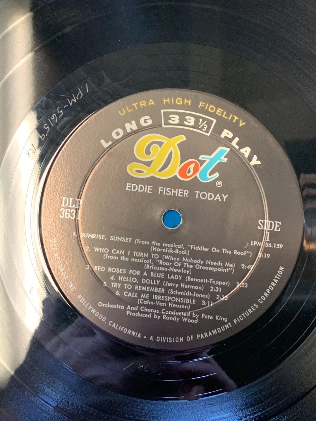 Eddie Fisher – Eddie Fisher Today! (1965, Dot Records)