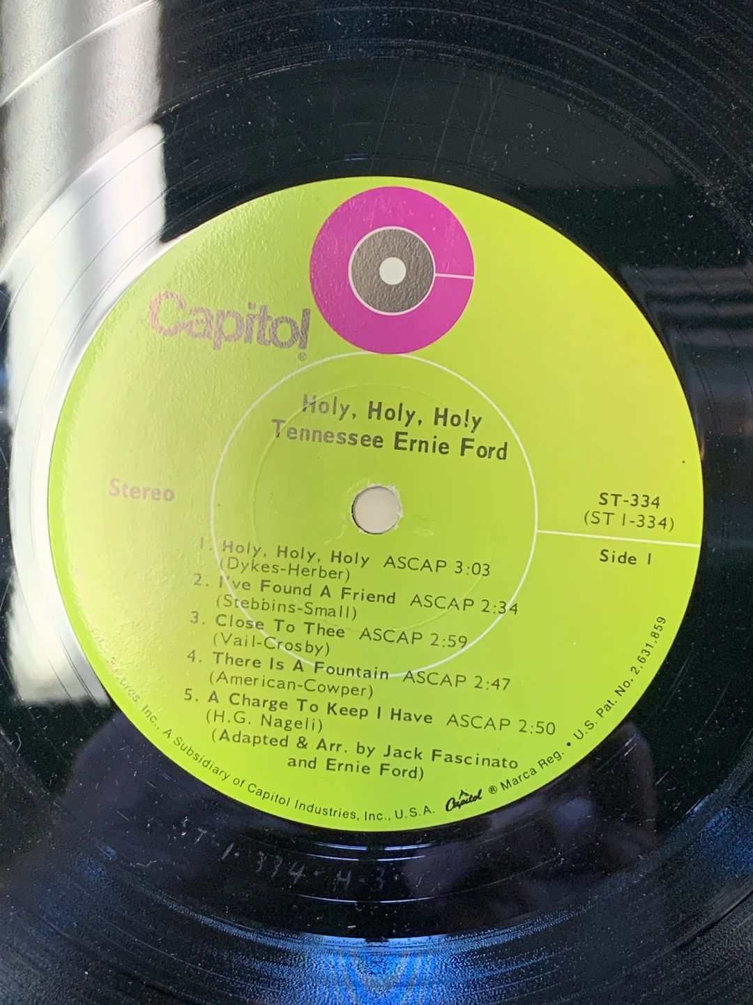 Tennessee Ernie Ford – Holy, Holy, Holy (1969, Capitol Records)