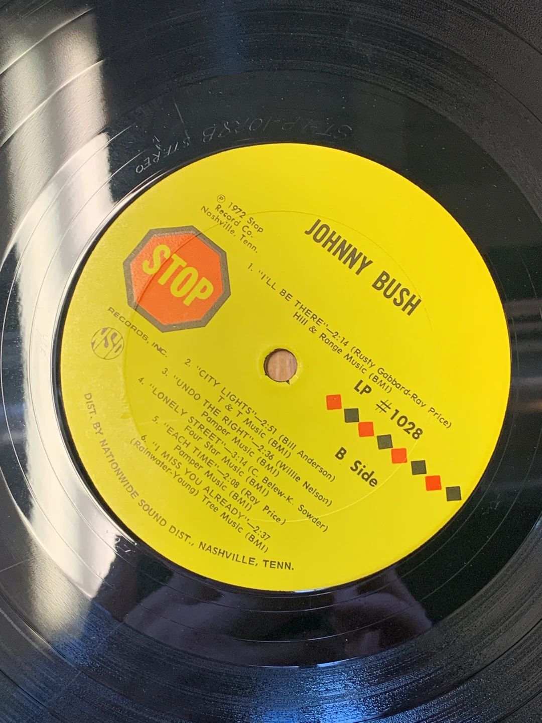Johnny Bush – Greatest Hits Of Johnny Bush (1972, Stop (3))