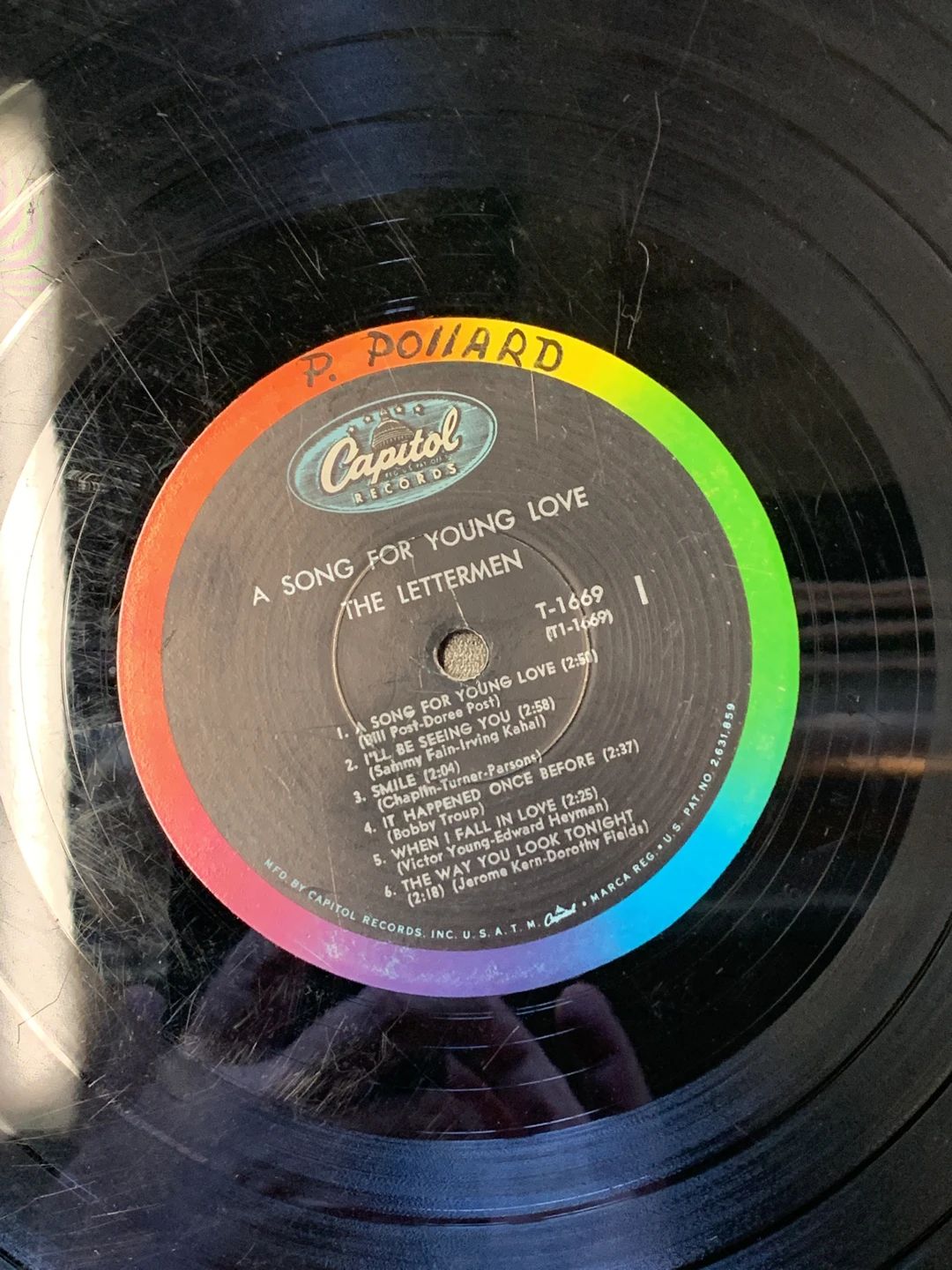 Lettermen, The – A Song For Young Love (1962, Capitol Records)