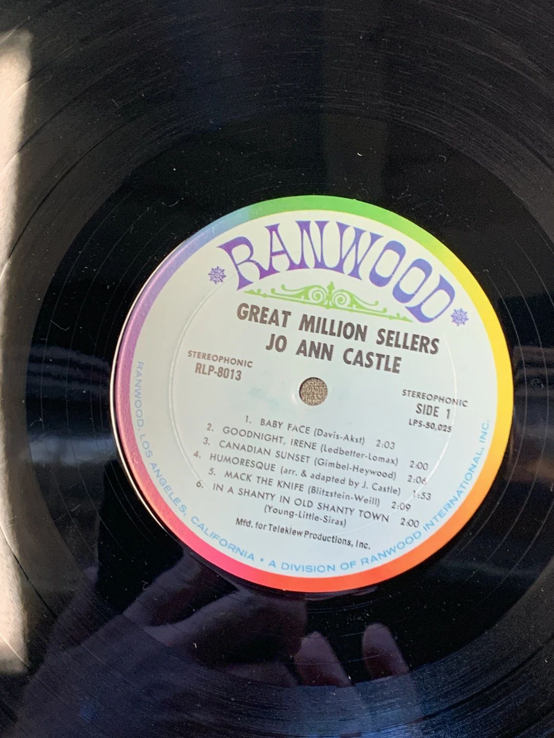 Jo Ann Castle – Great Million Sellers (1964, Dot Records)