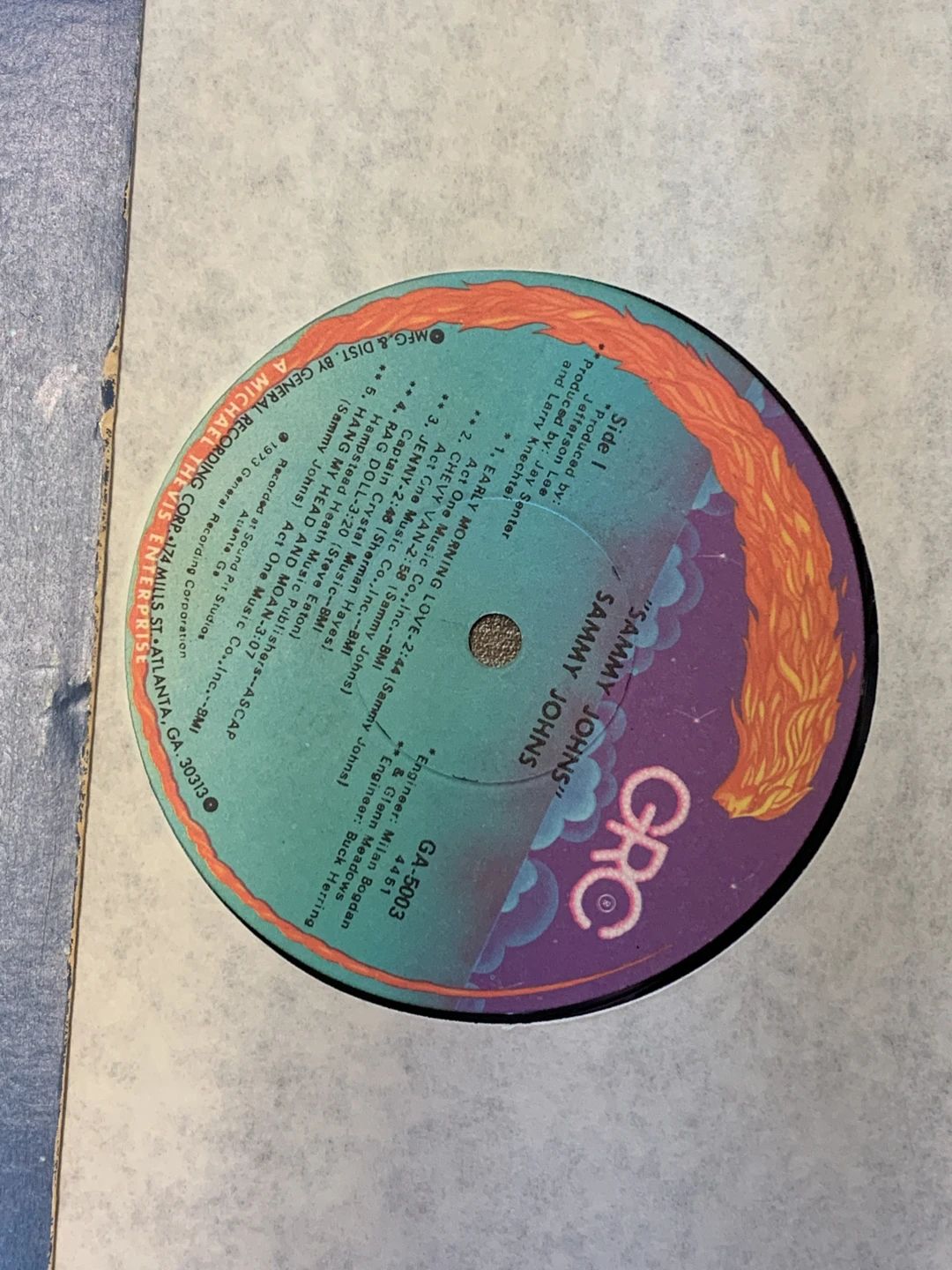 Sammy Johns – Sammy Johns (1973, GRC)