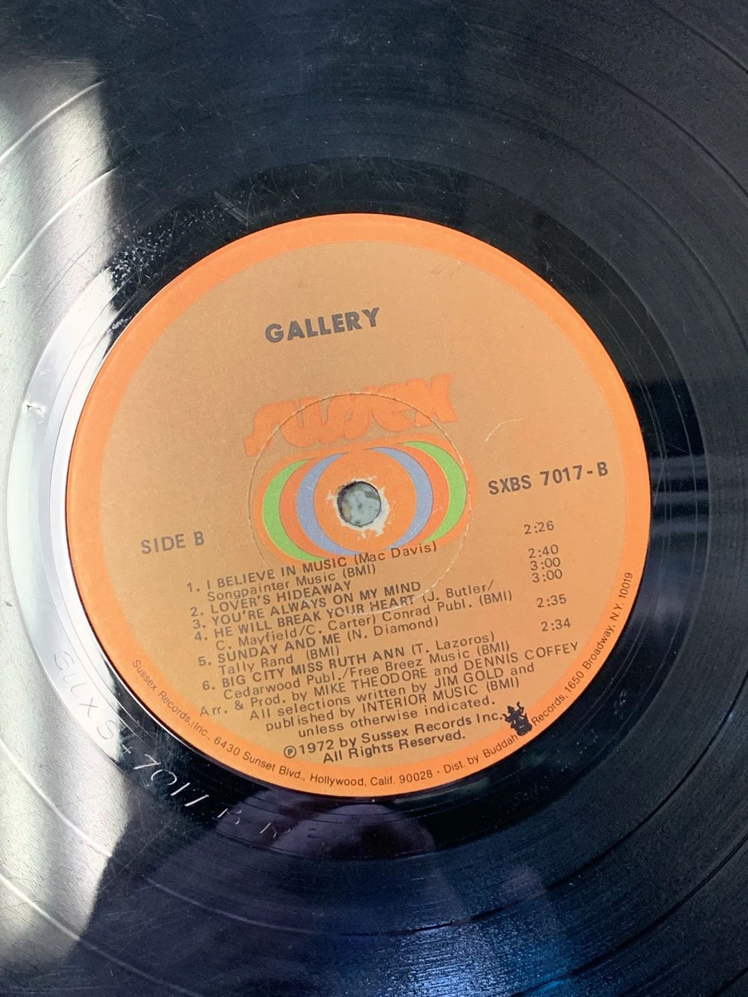 Gallery (2) – Nice To Be With You (1972, Sussex)
