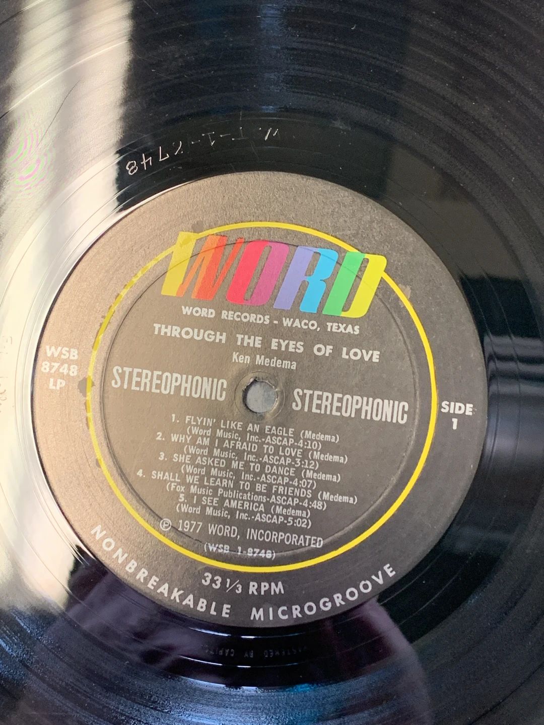 Ken Medema – Through The Eyes Of Love (1977, Word)