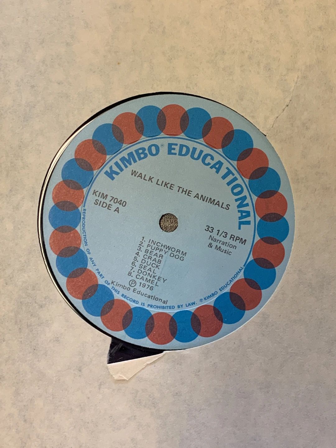 Georgiana Stewart – Walk Like The Animals (1976, Kimbo Educational Records)