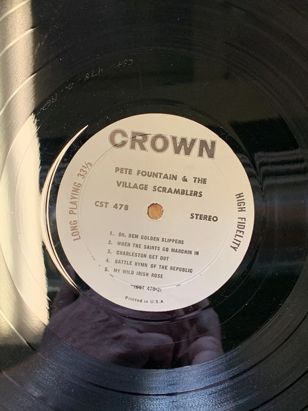 Pete Fountain & The Village Scramblers – Pete Fountain & The Village Scramblers (1966, Crown Records (2))
