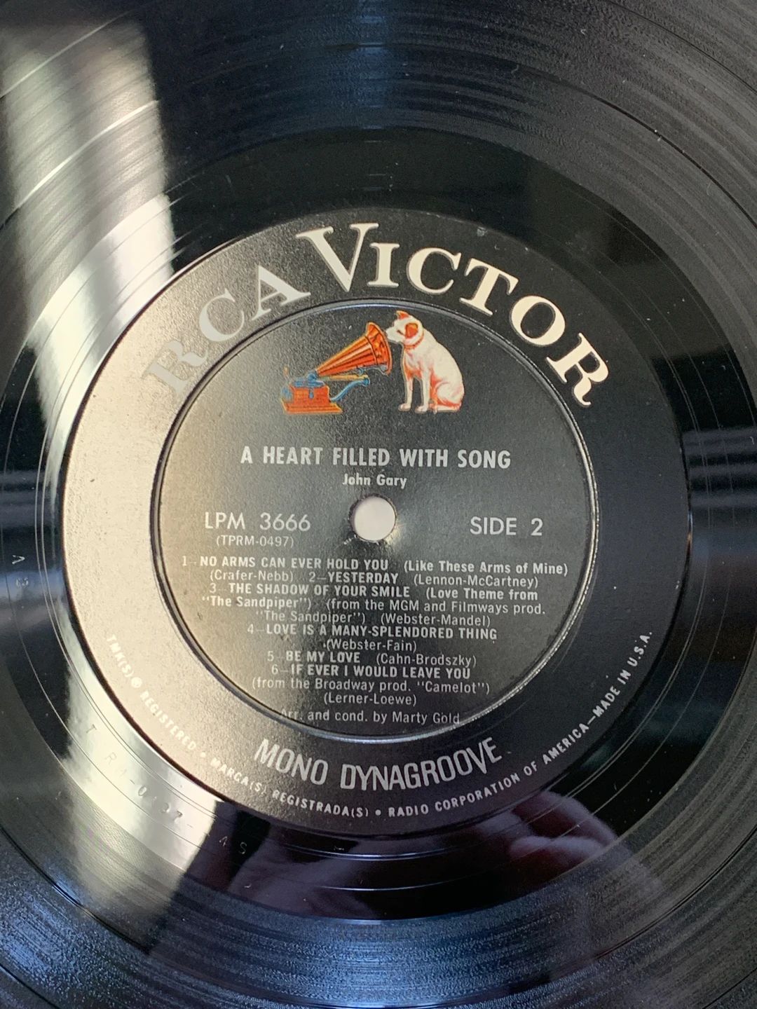 John Gary – A Heart Filled With Song (1966, RCA Victor)
