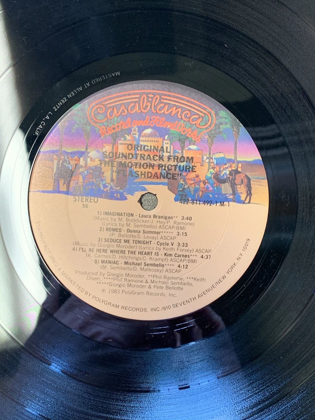 Various – Flashdance (Original Soundtrack From The Motion Picture) (1983, Casablanca)