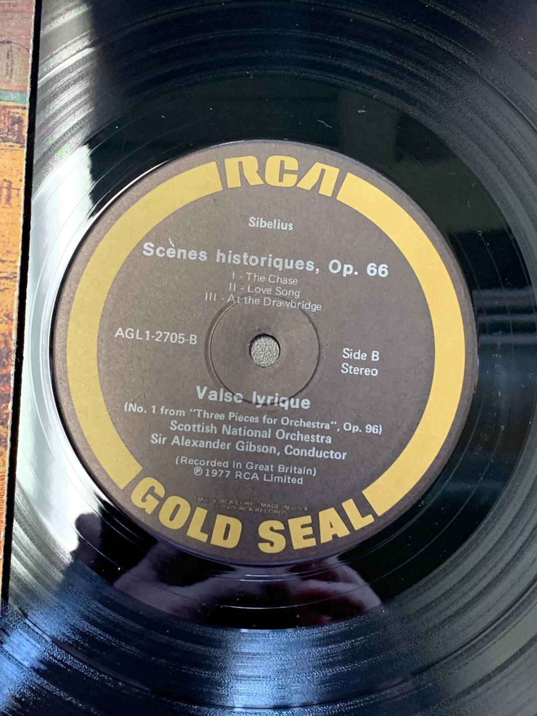 Jean Sibelius – Scenes Historiques/Rakastava (The Lover)/Valse Lyrique (1978, RCA Gold Seal)