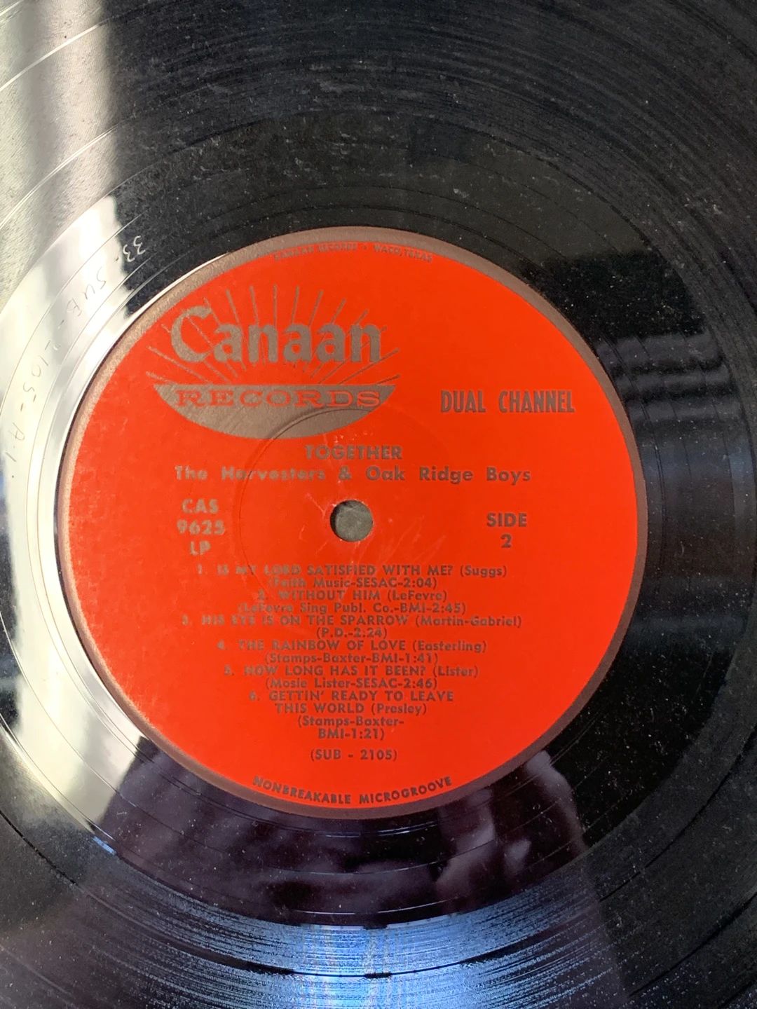 Harvesters Quartet|The Oak Ridge Boys, The – Together (1980, MCA Records)
