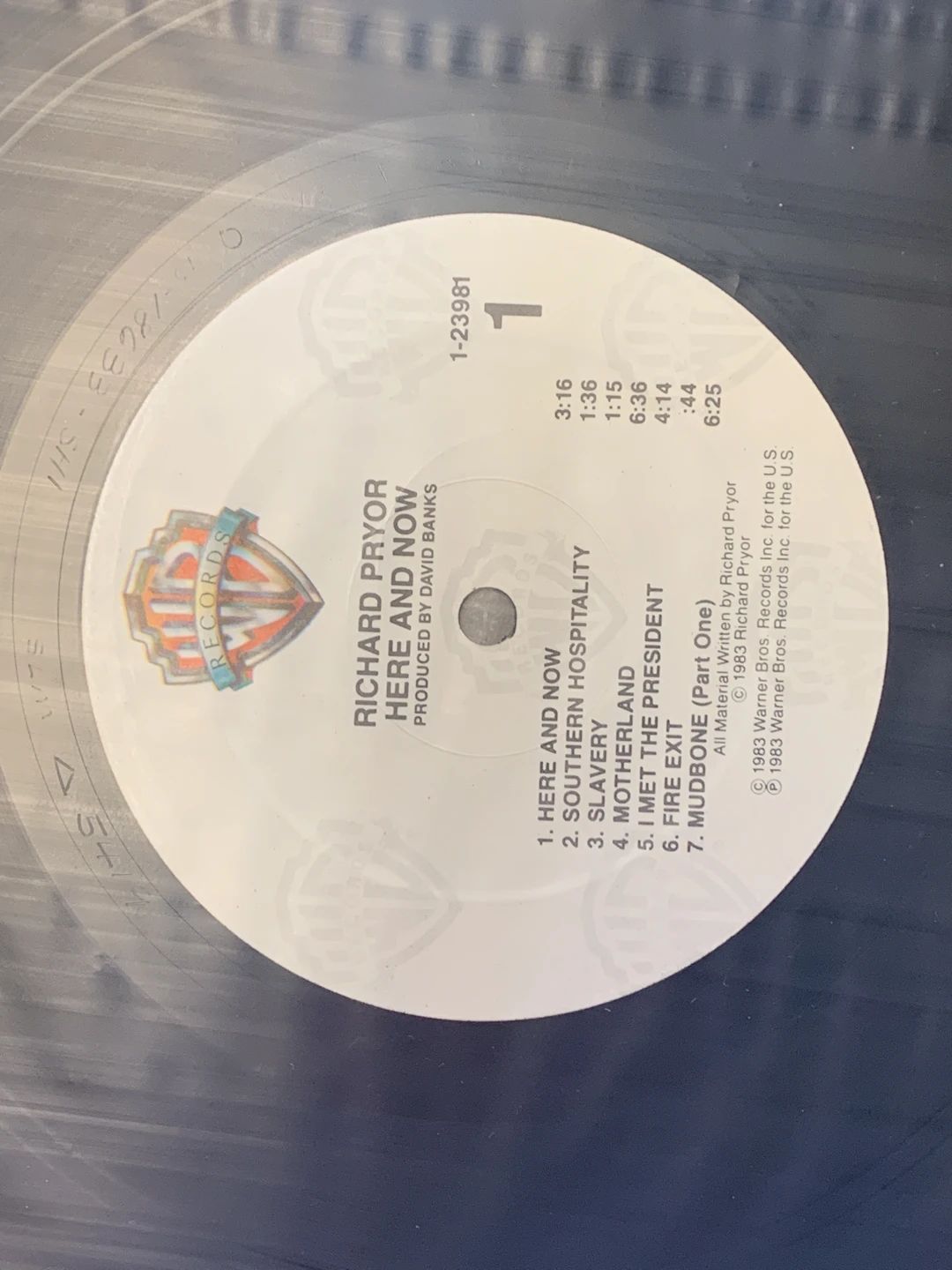 Richard Pryor – Here And Now (1983, Warner Bros. Records)