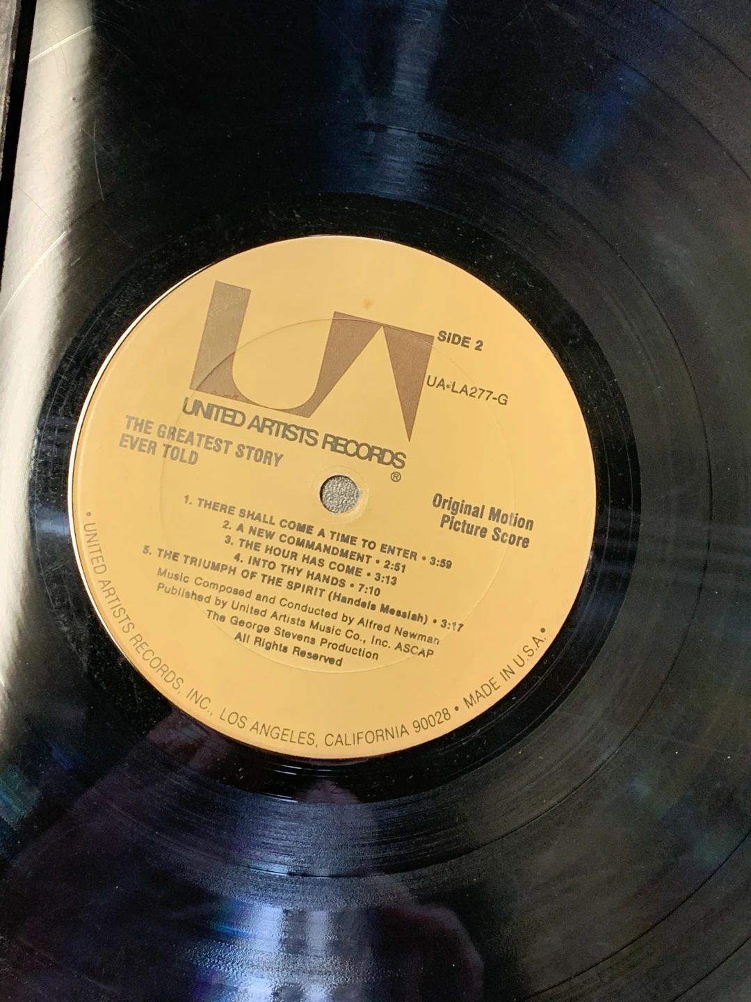 Alfred Newman – The Greatest Story Ever Told (Original Motion Picture Score) (1965, United Artists Records)