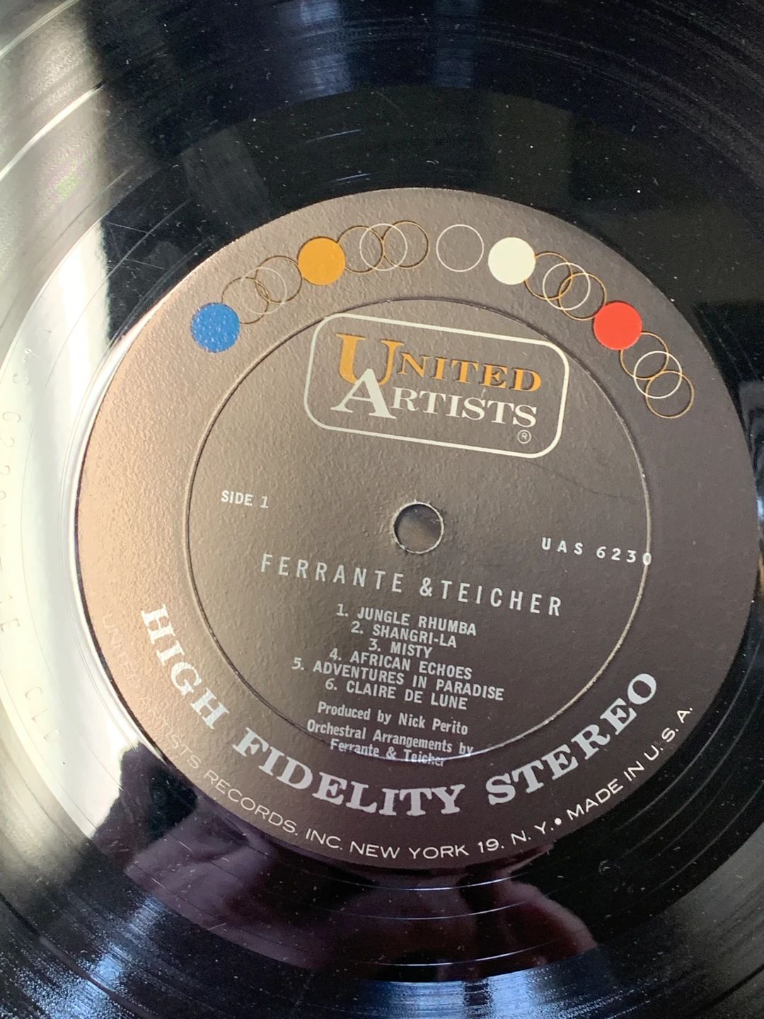 Ferrante & Teicher – Pianos In Paradise (1962, United Artists Records)