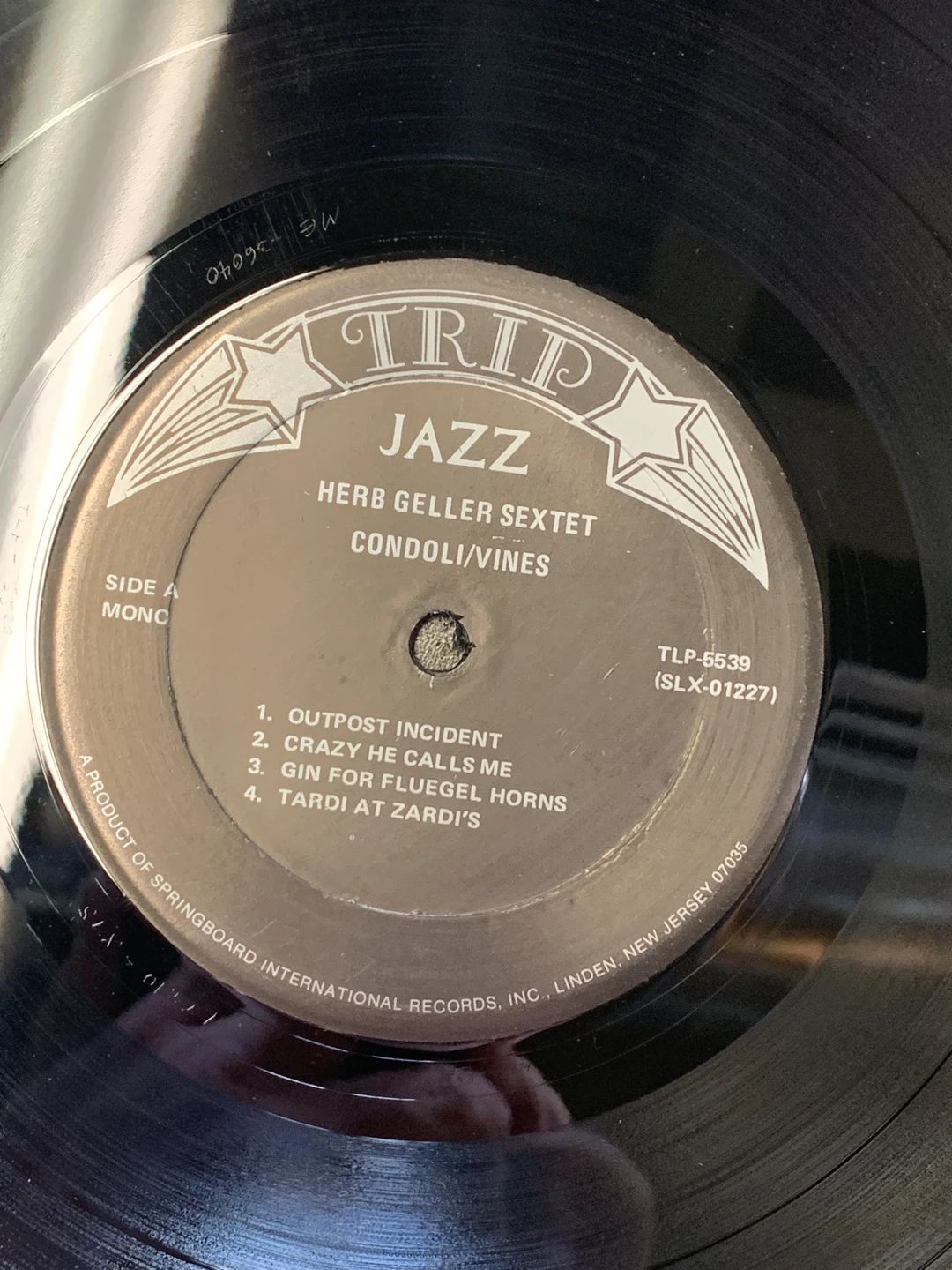 Herb Geller Sextette – Condoli/Vines 1955 (1974, Trip)