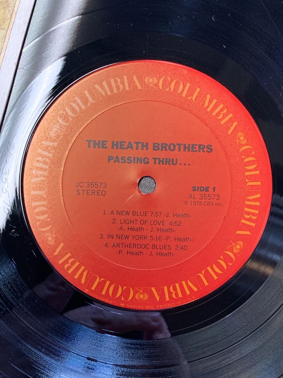 Heath Brothers, The – Passing Thru... (1978, Columbia)