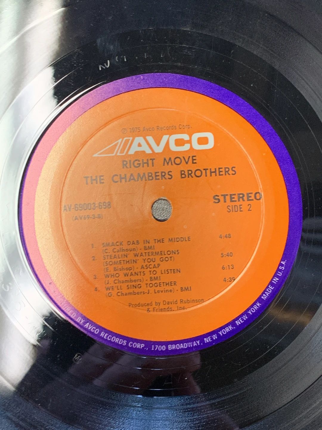 Chambers Brothers, The – Right Move (1975, Avco)