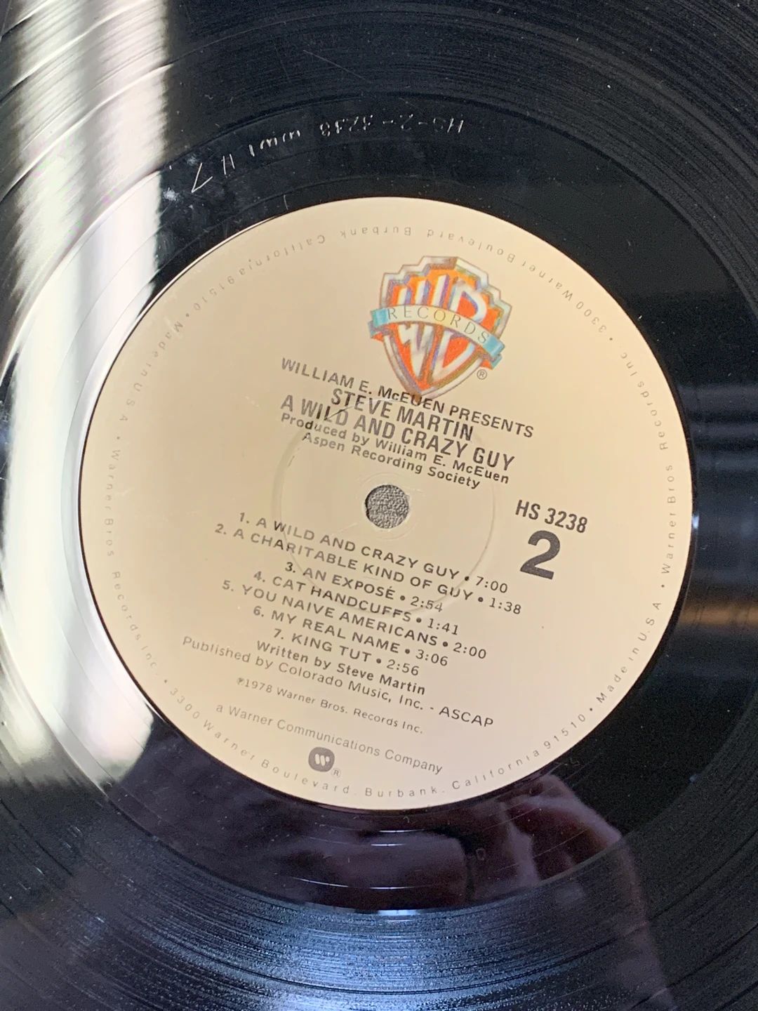 Steve Martin (2) – A Wild And Crazy Guy (1978, Warner Bros. Records)