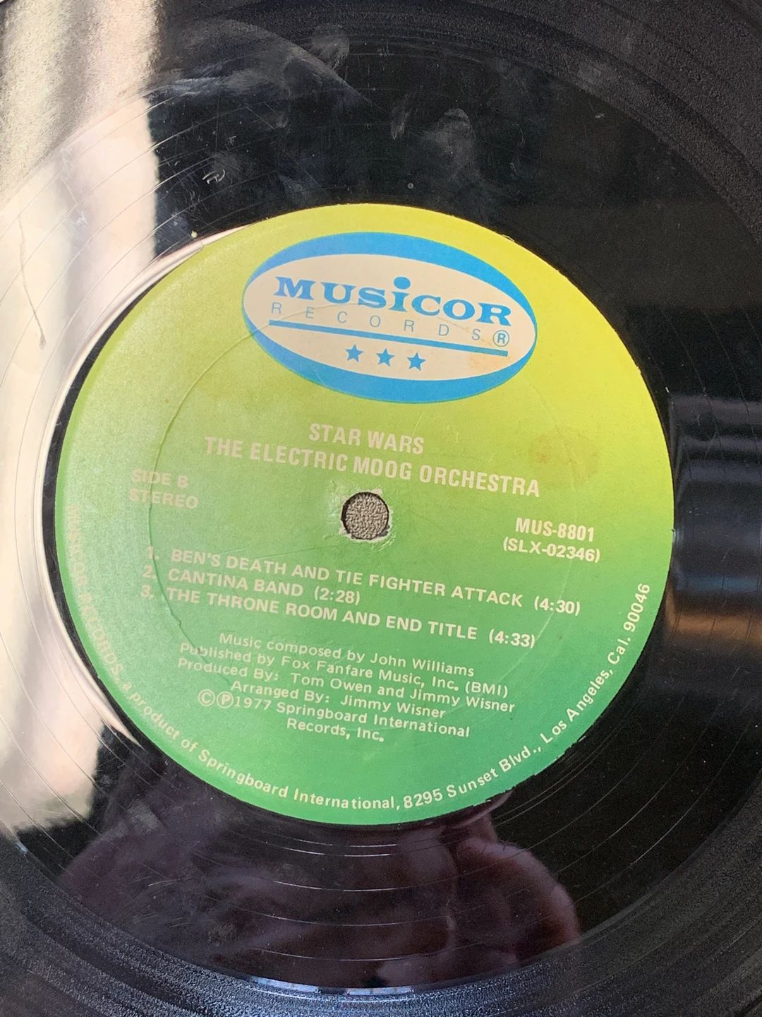 Electric Moog Orchestra, The – Music From Star Wars (1977, Musicor Records)