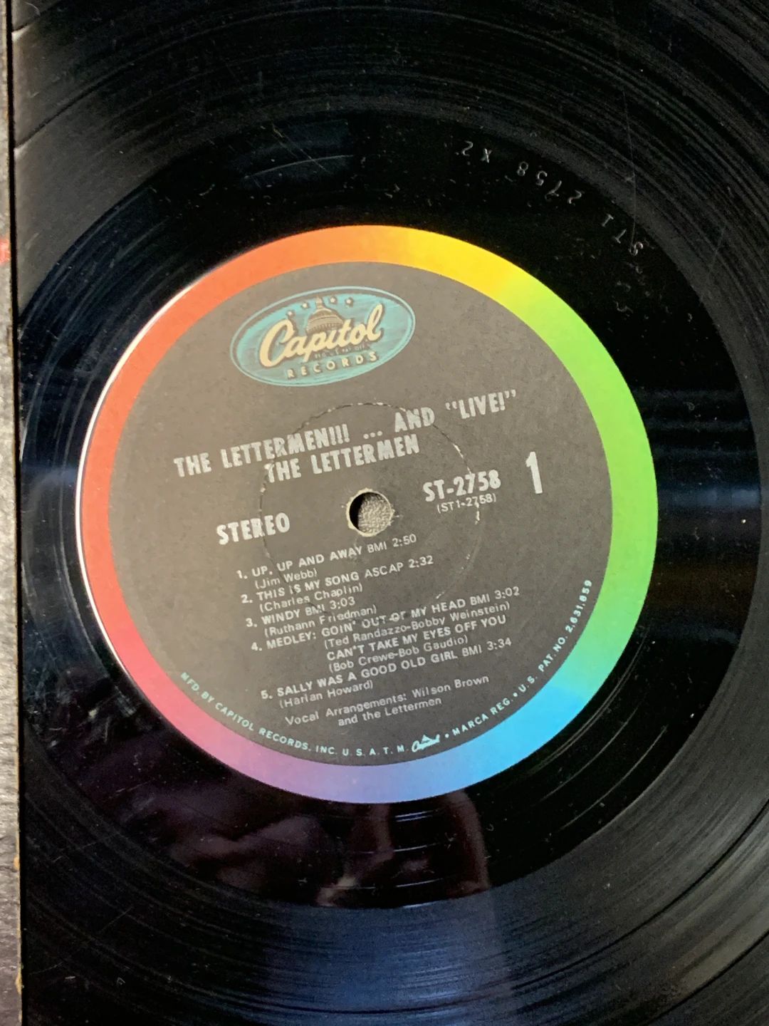 Lettermen, The – The Lettermen!!! ...And "Live!" (1967, Capitol Records)