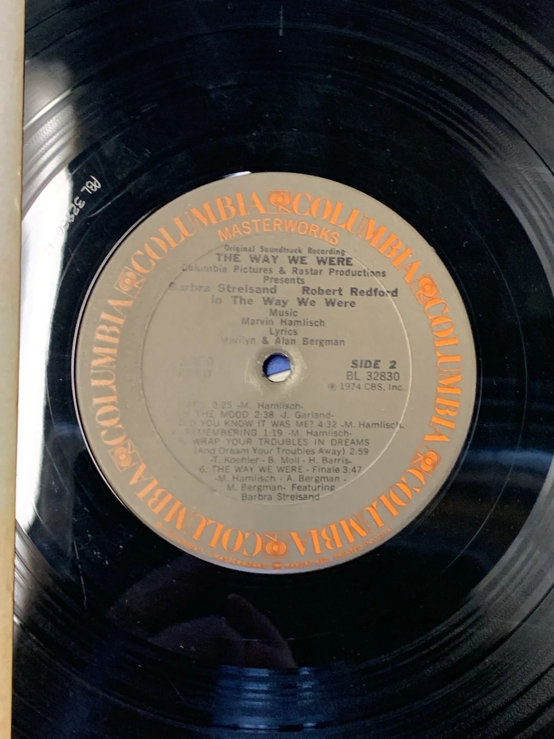 Marvin Hamlisch – The Way We Were (Original Soundtrack Recording) (1974, Columbia Masterworks)