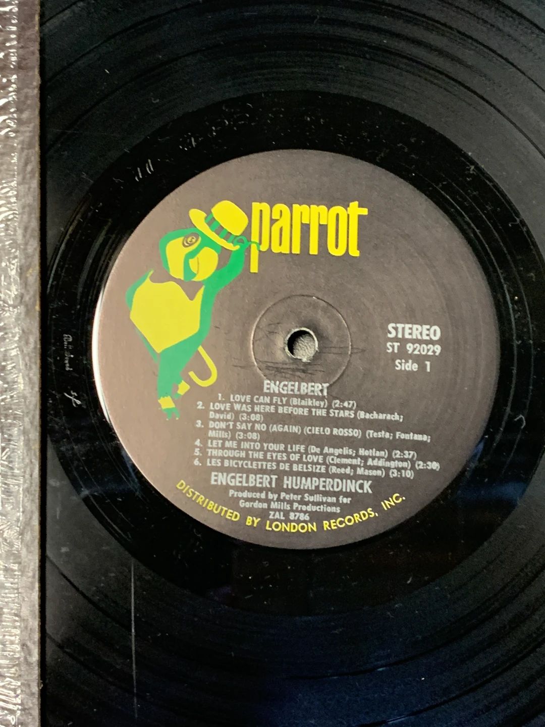Engelbert Humperdinck – Engelbert (1969, Parrot)