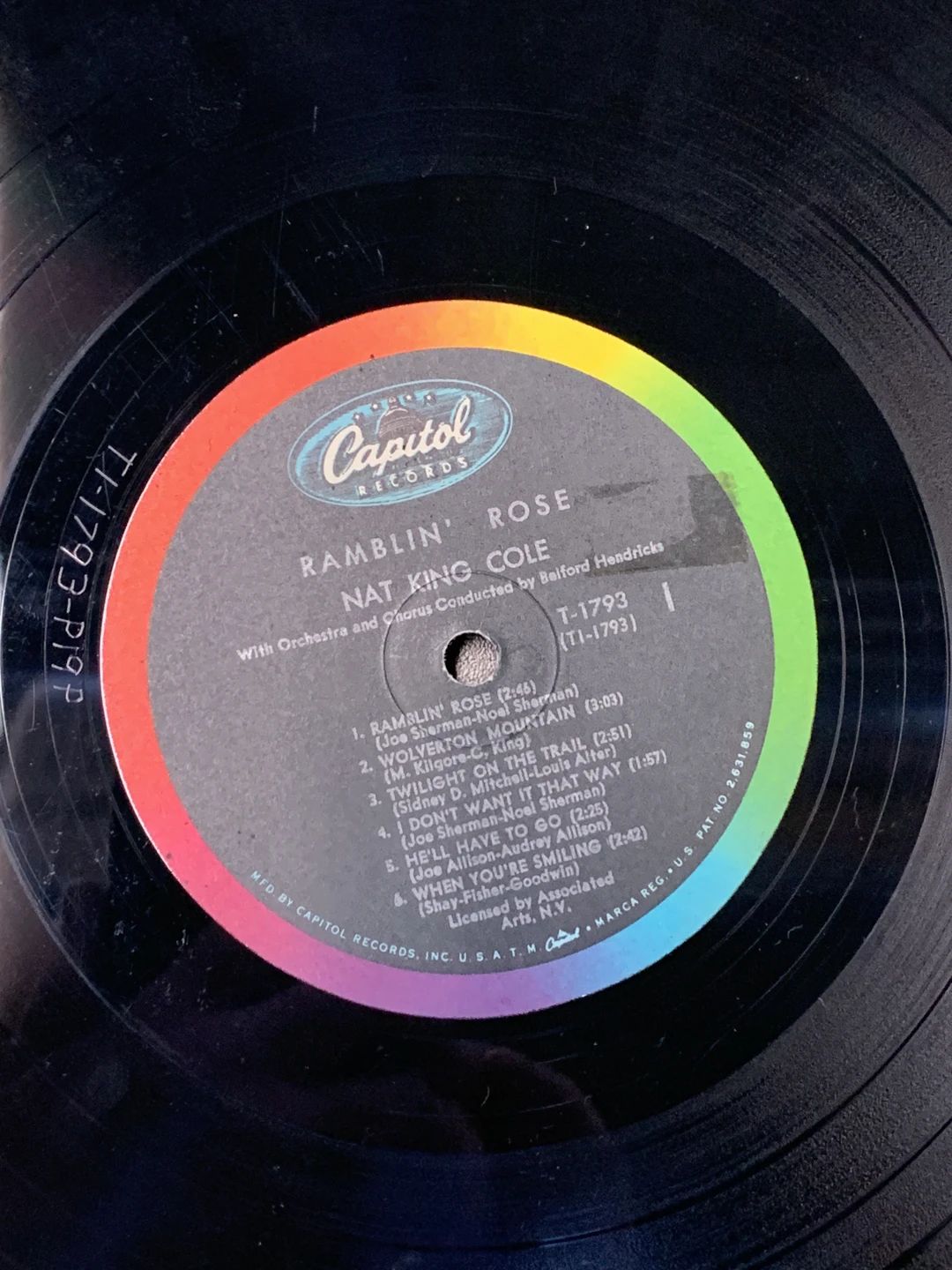 Nat King Cole – Ramblin' Rose (1962, Capitol Records)