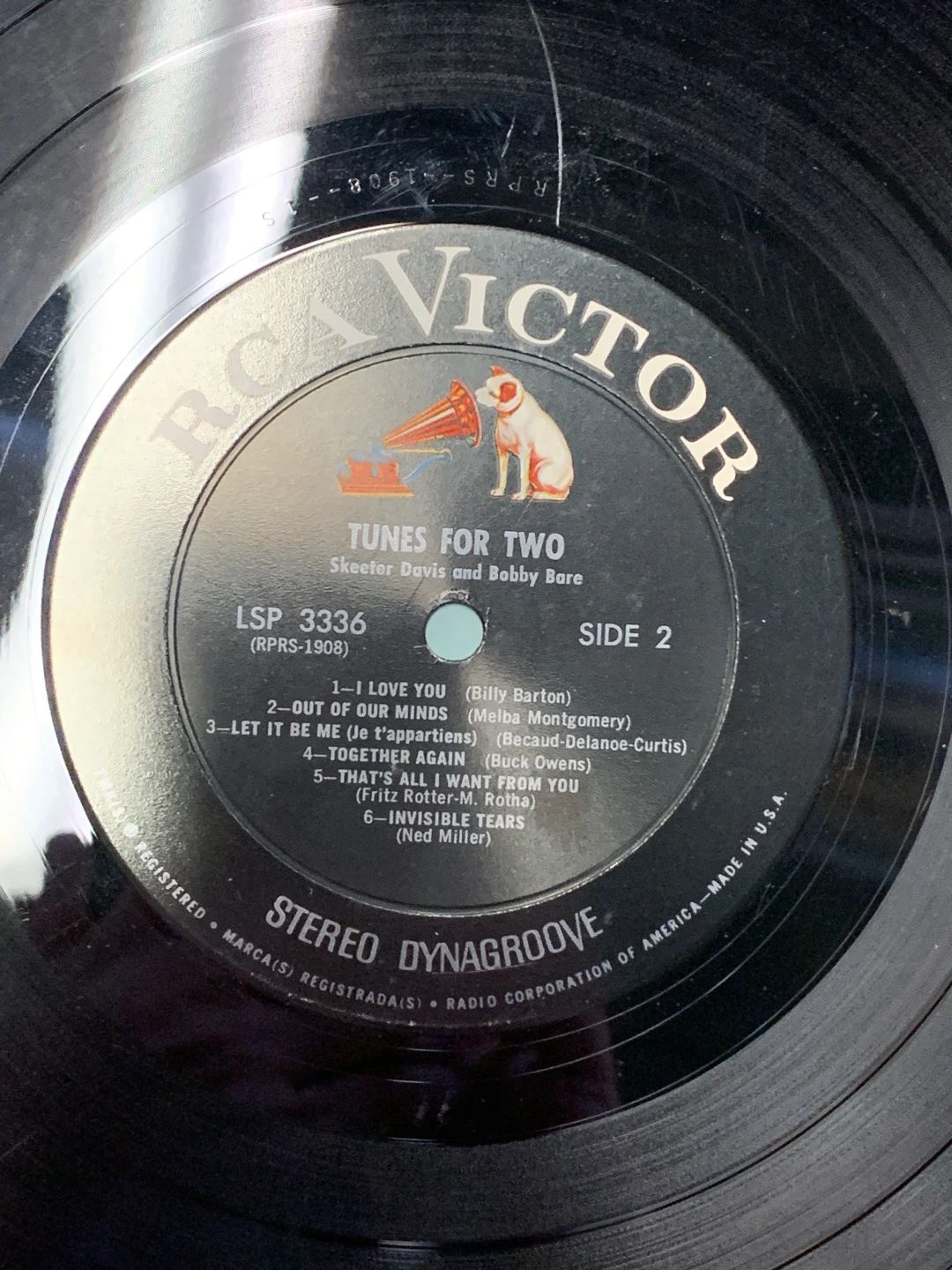 Skeeter Davis|Bobby Bare – Tunes For Two (1965, RCA Victor)