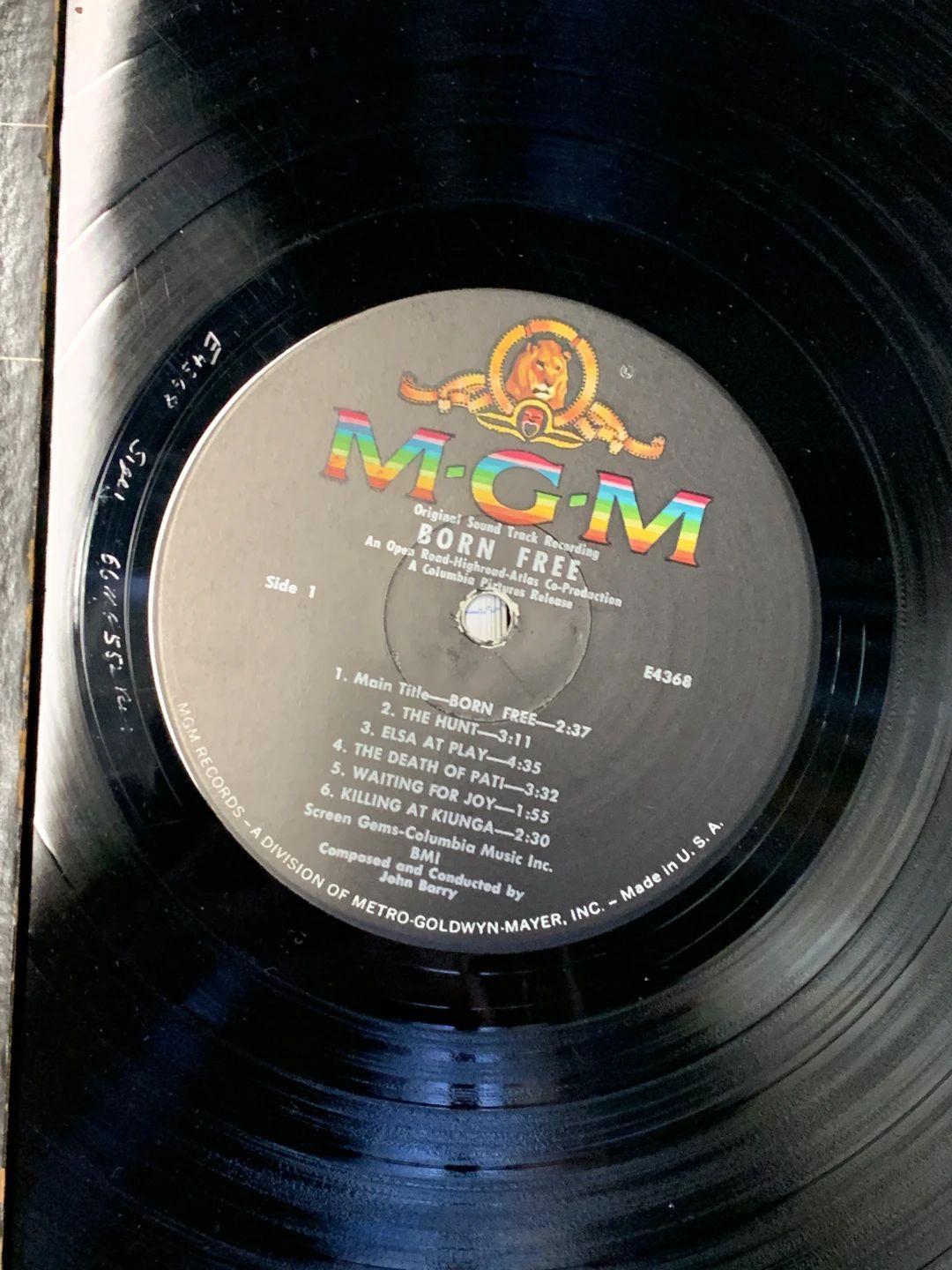 John Barry – Born Free (Original Sound Track Recording) (1966, MGM Records)