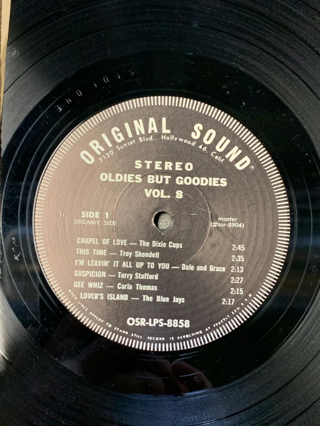 Various – Oldies But Goodies Vol. 8 (1965, Original Sound)